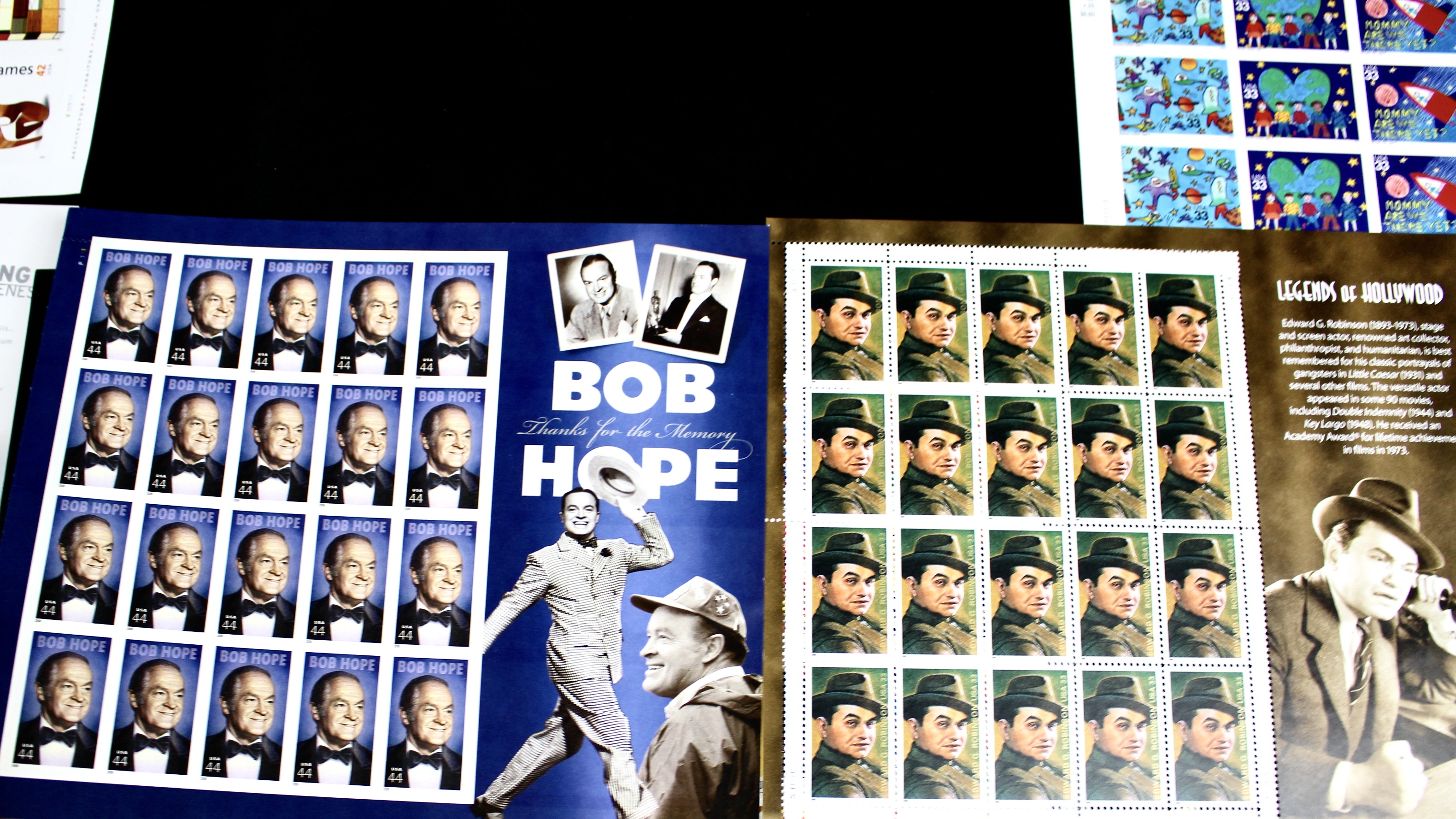 Sixteen Different Miniature Postage Stamp Sheets