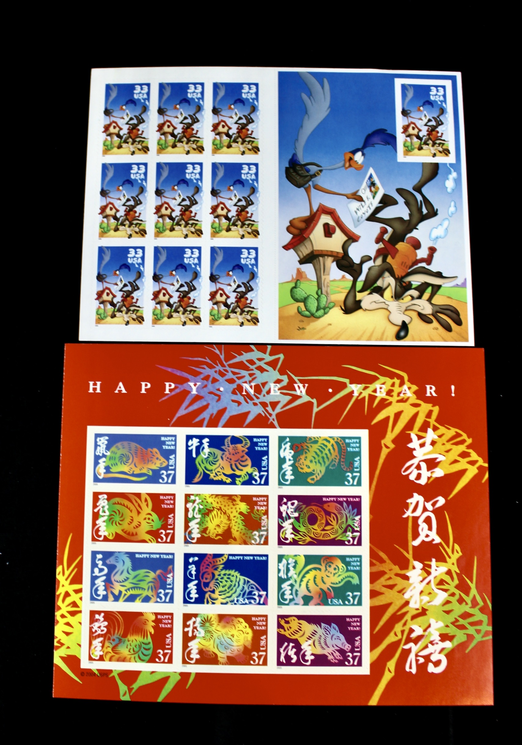 Seventeen Different Miniature Postage Stamp Sheets