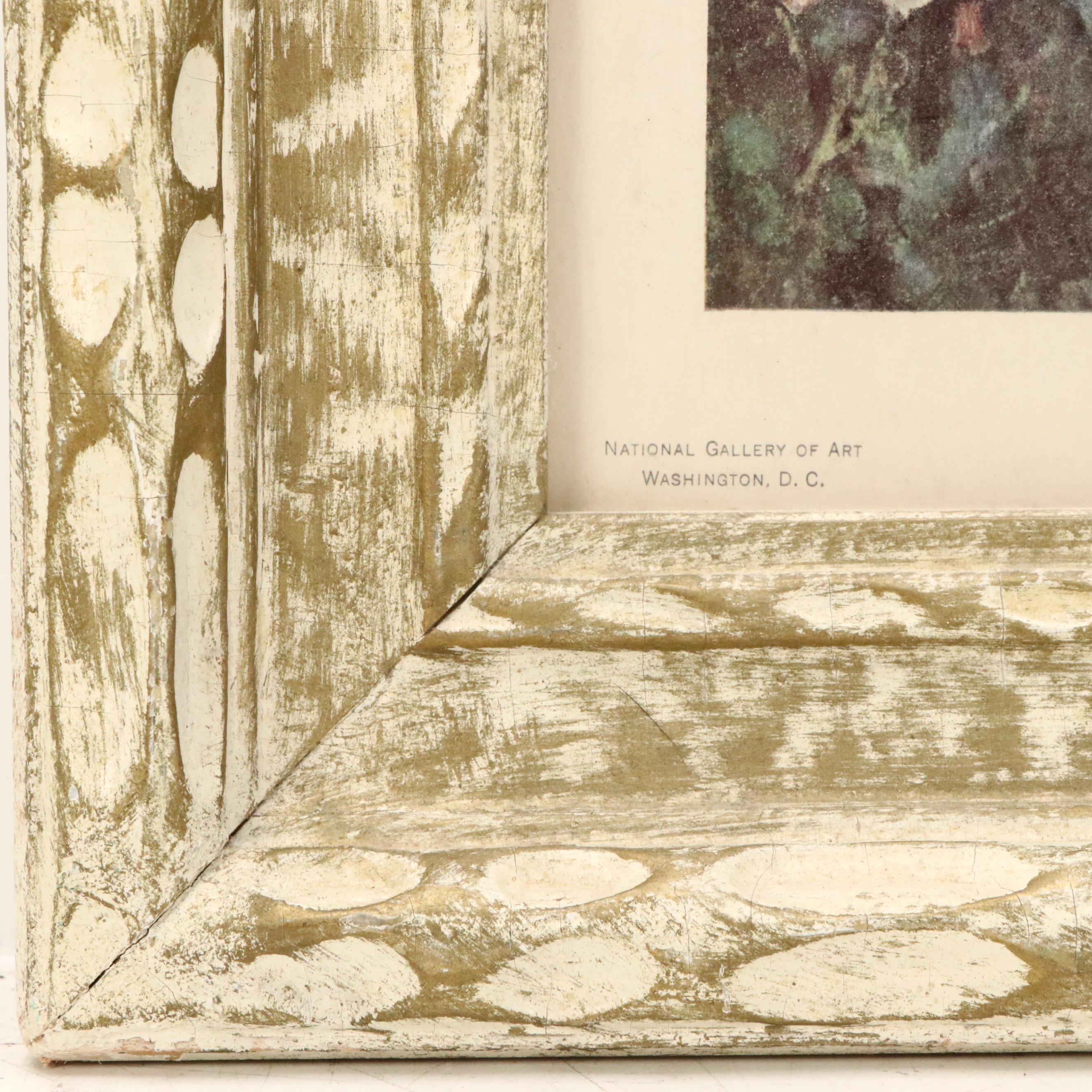 After Pierre-Auguste Renoir Offset Lithograph "A Girl with a Watering Can"