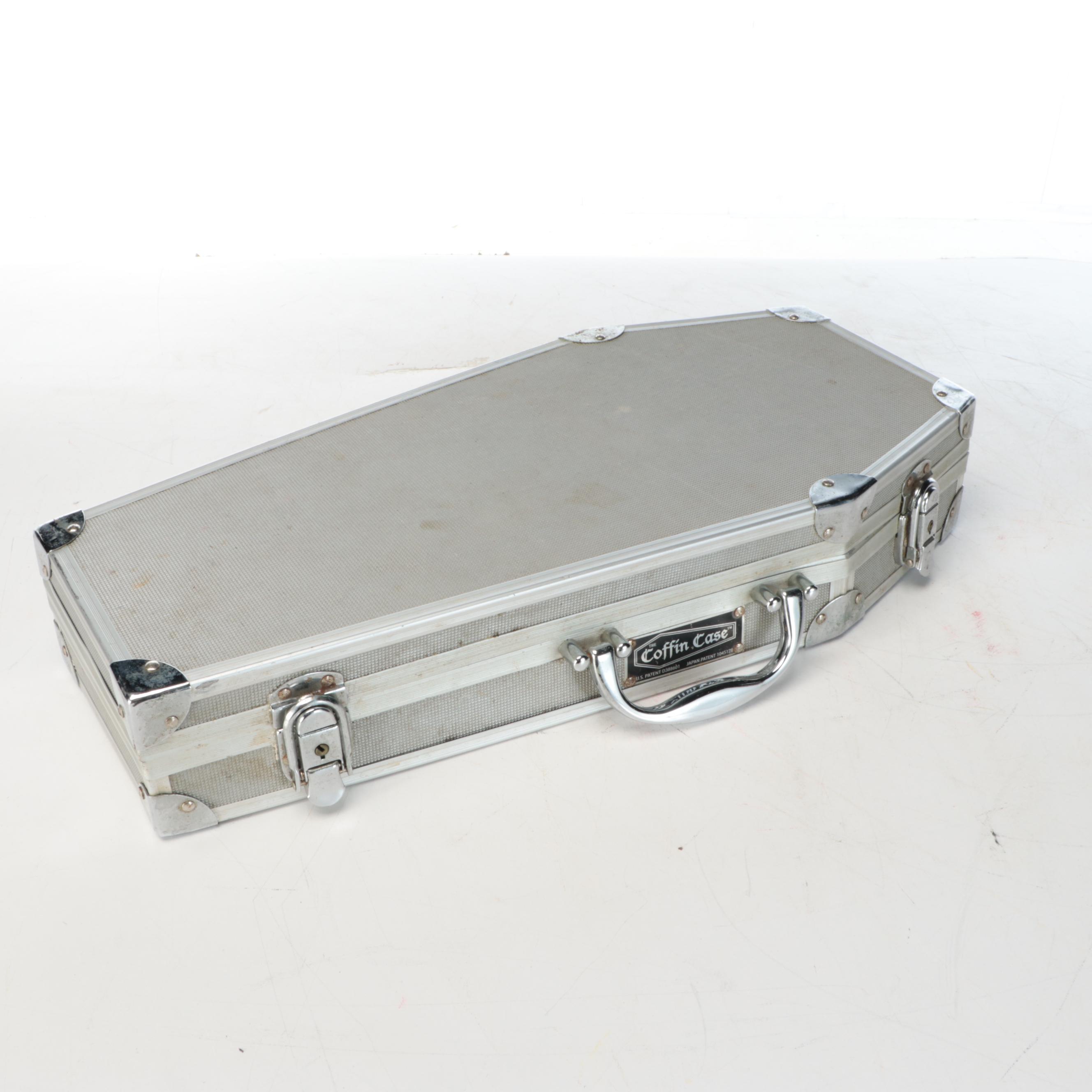 The Coffin Case Aluminum Gear Case with Nova 5A Hickory and More Drumsticks