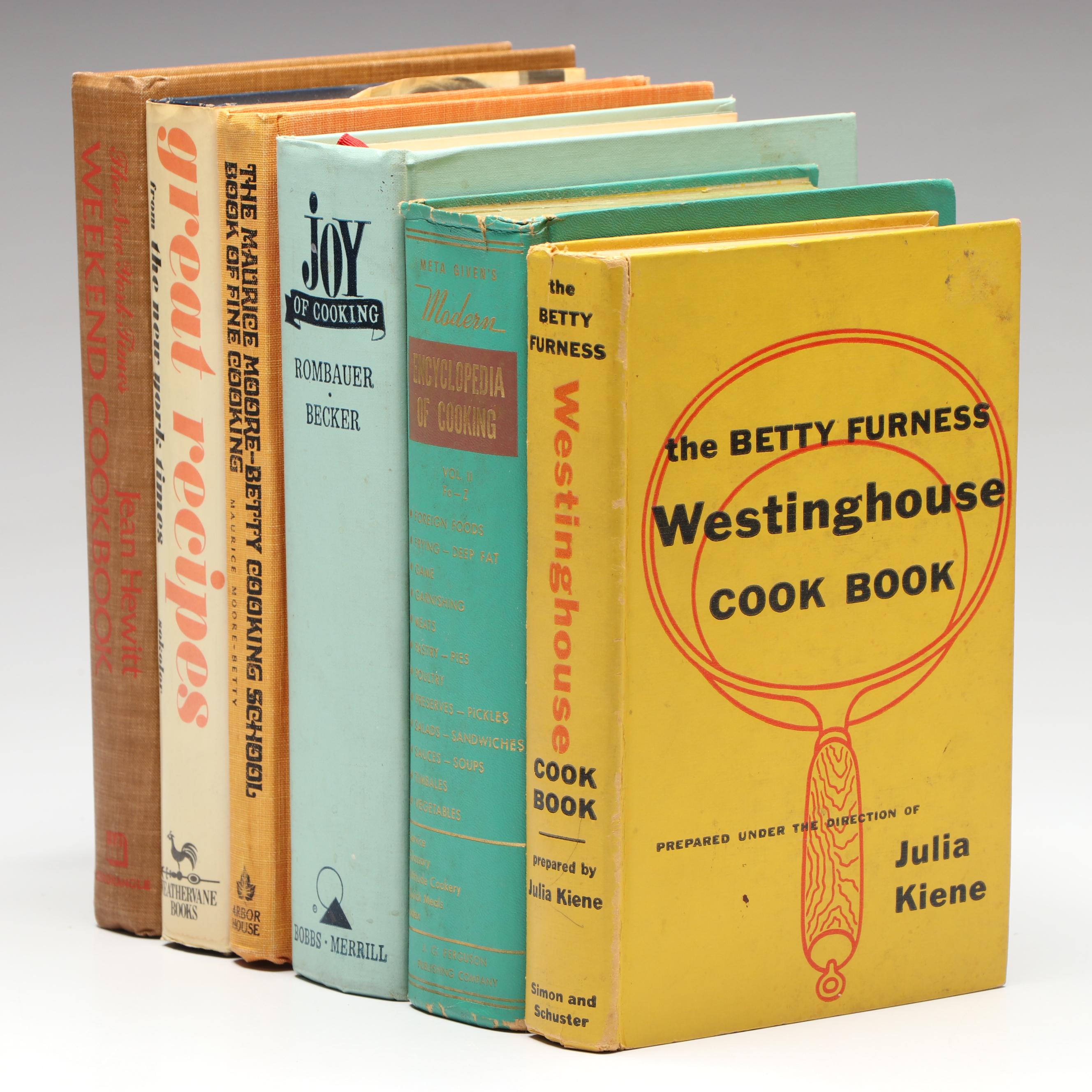 First Edition "The Westinghouse Cook Book" with More Vintage Cookbooks