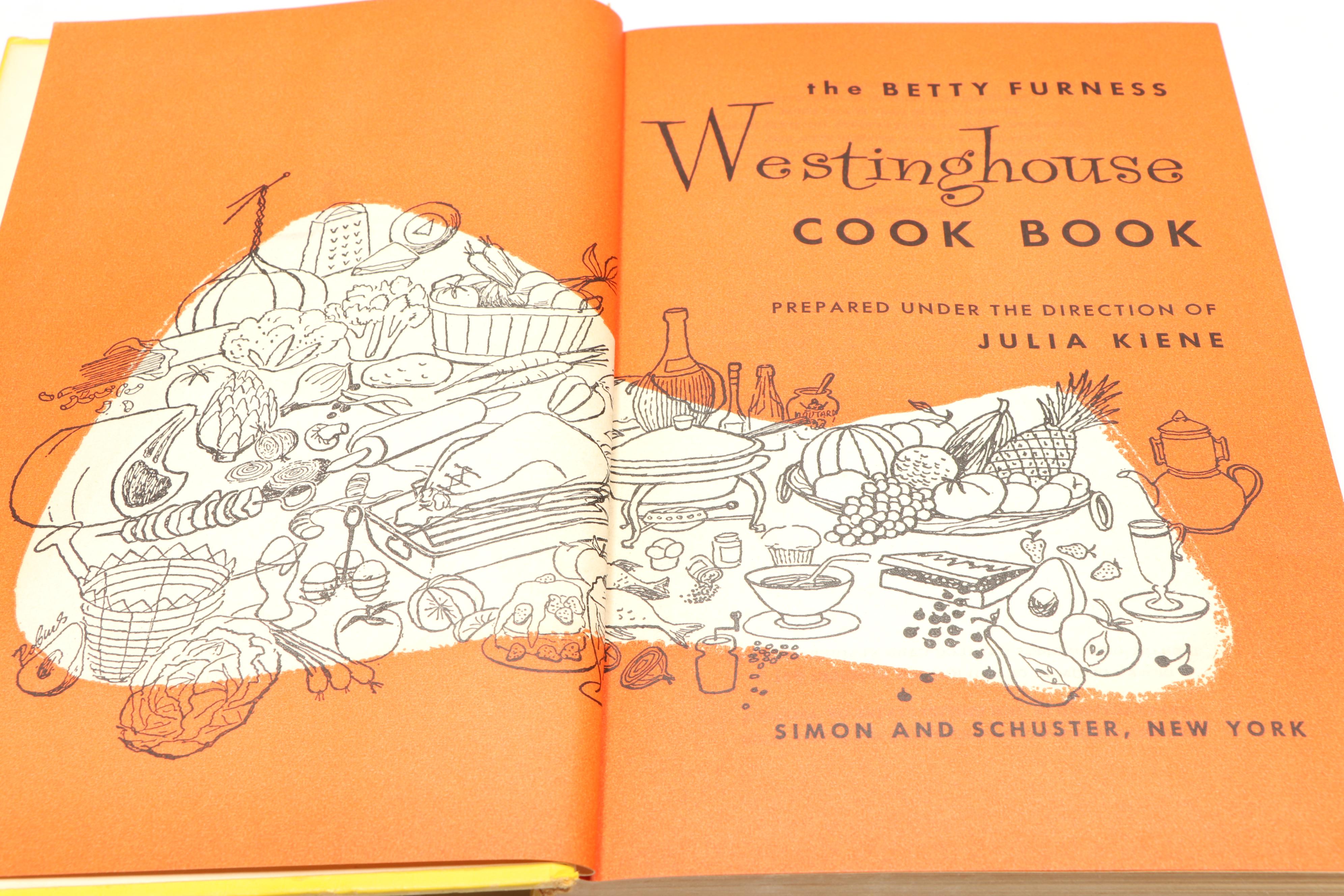 First Edition "The Westinghouse Cook Book" with More Vintage Cookbooks