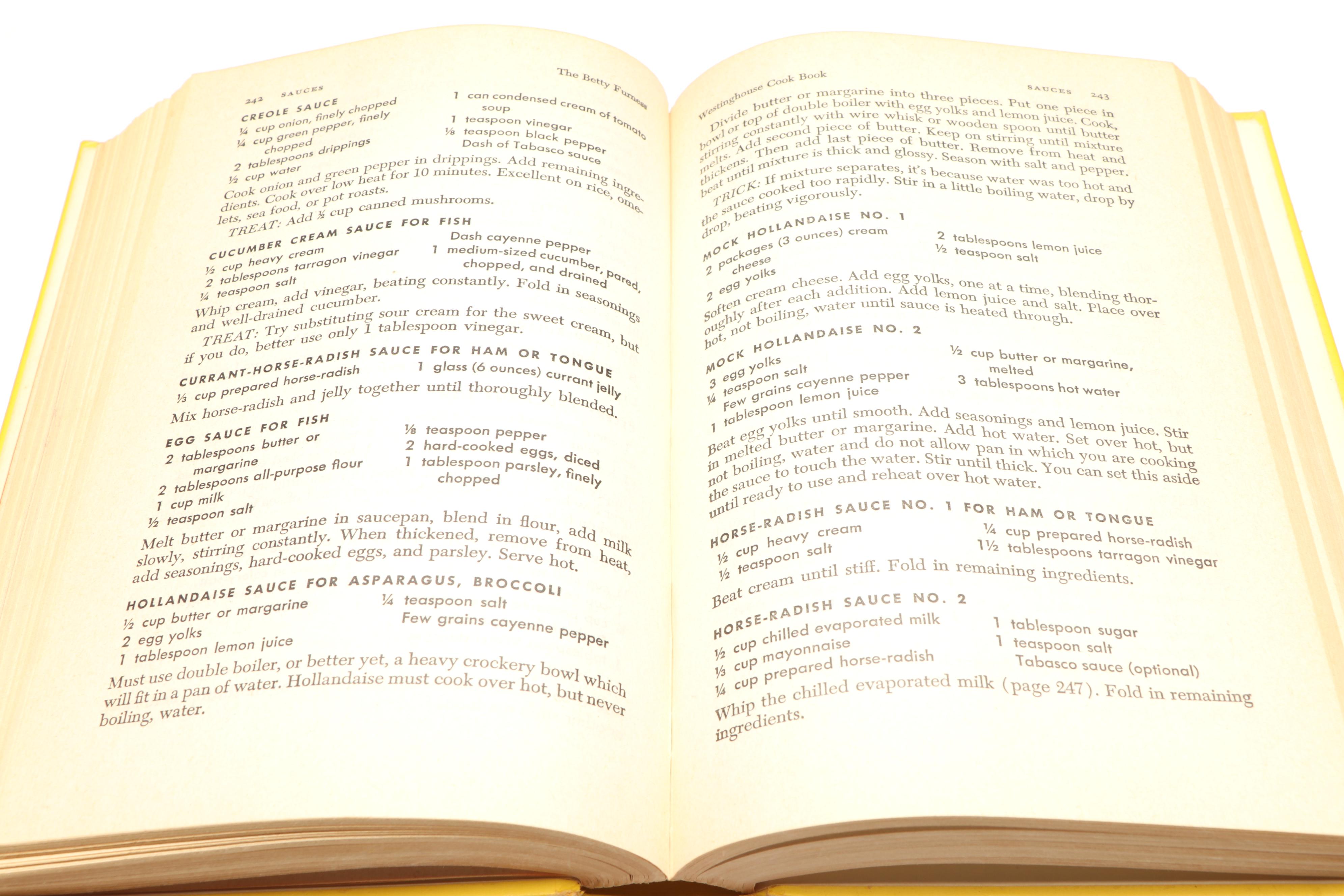 First Edition "The Westinghouse Cook Book" with More Vintage Cookbooks