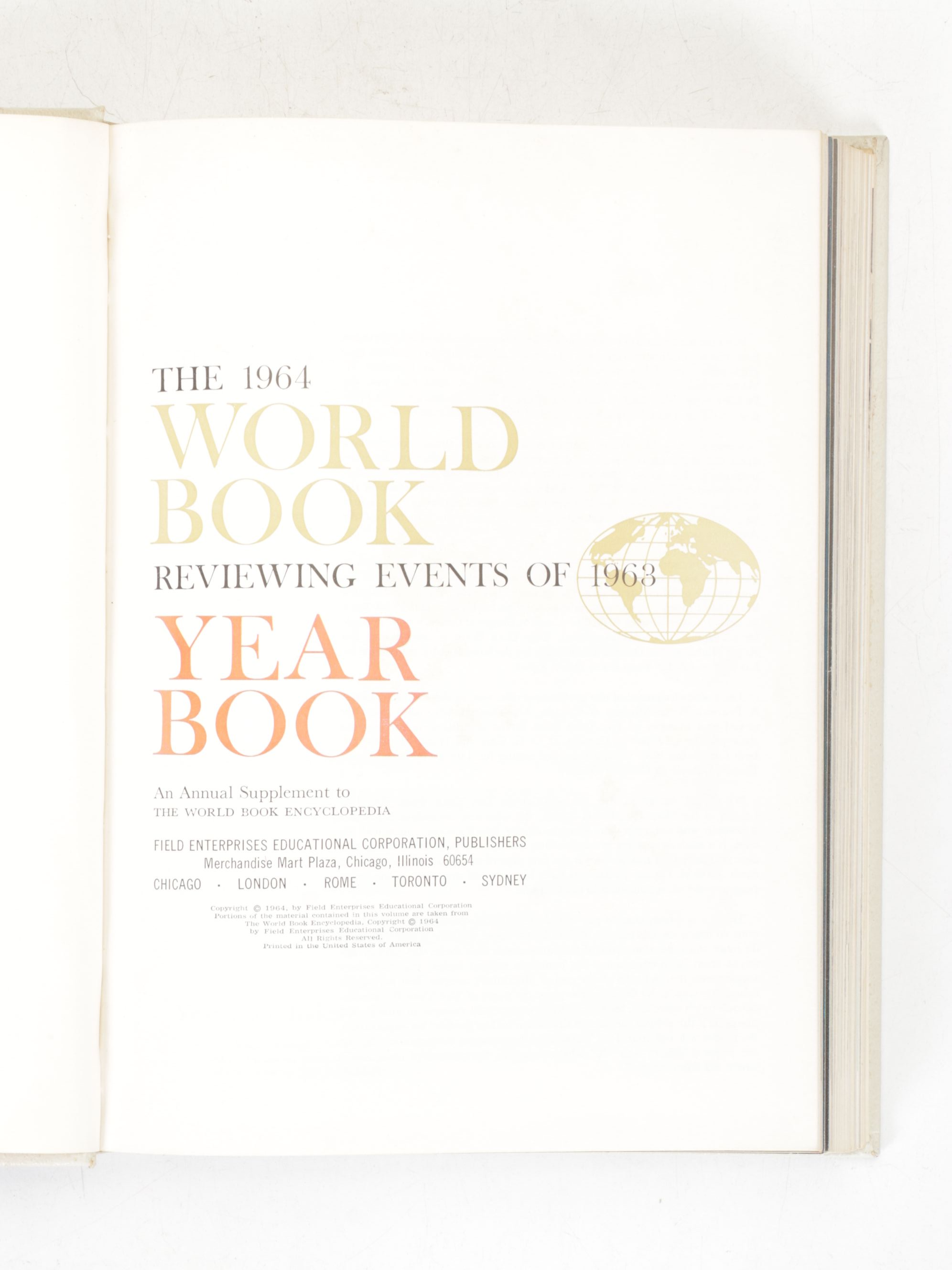 "The World Book" Dictionaries and Year Books, 1964-1968