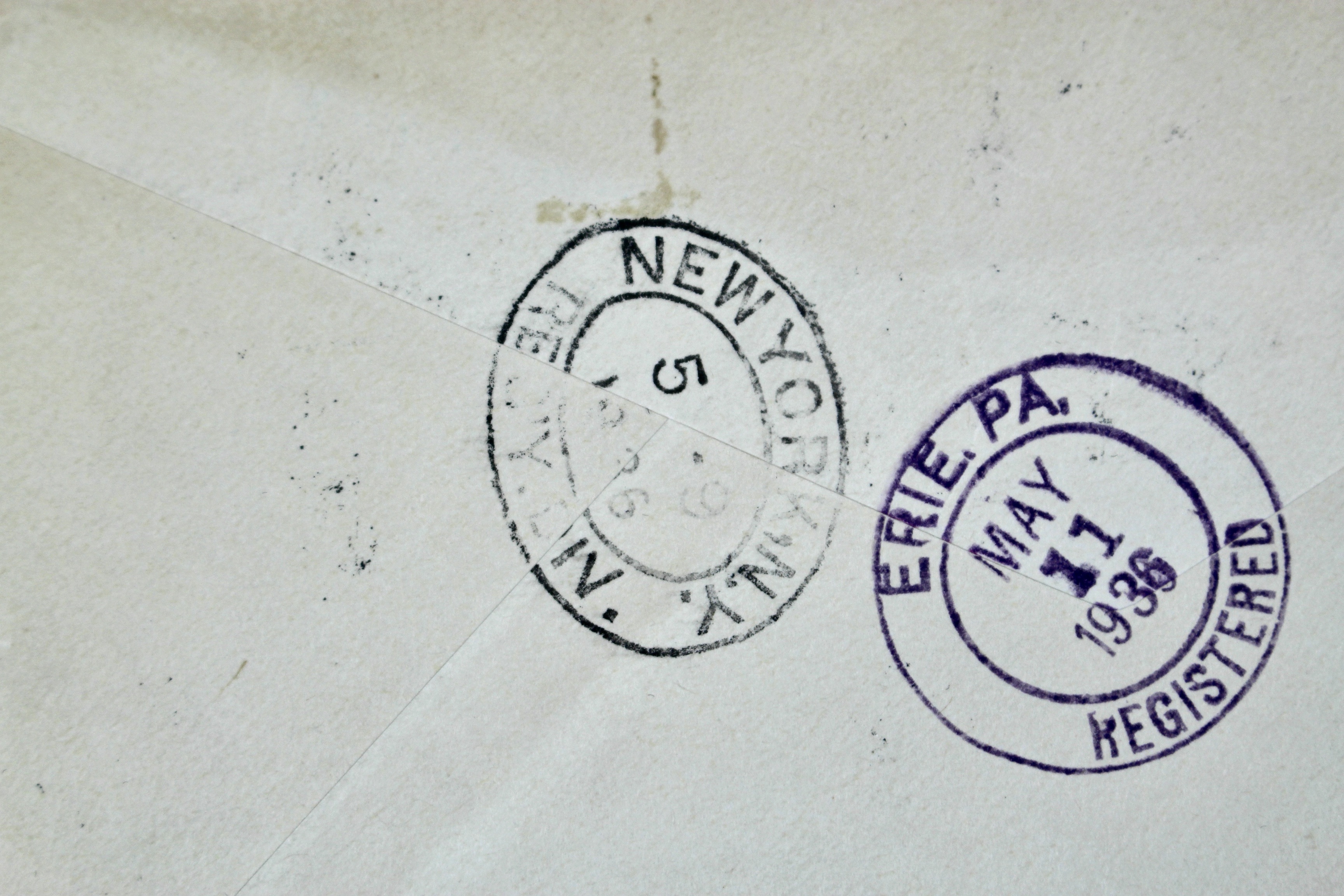 1936 Hindenburg Graf Zeppelin Registered Postal Cover