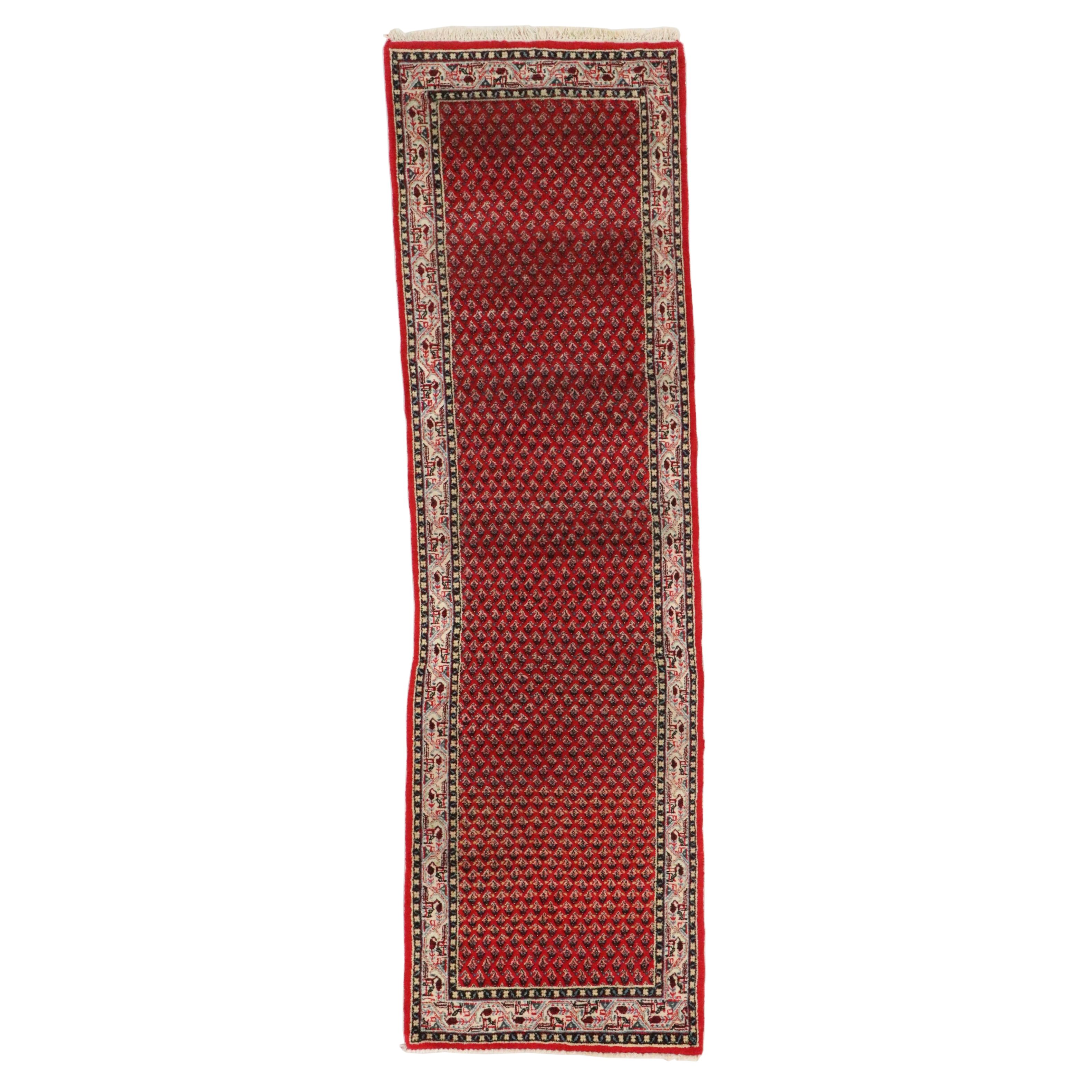 3'1 x 10'6 Hand-Knotted Persian Seraband Long Rug