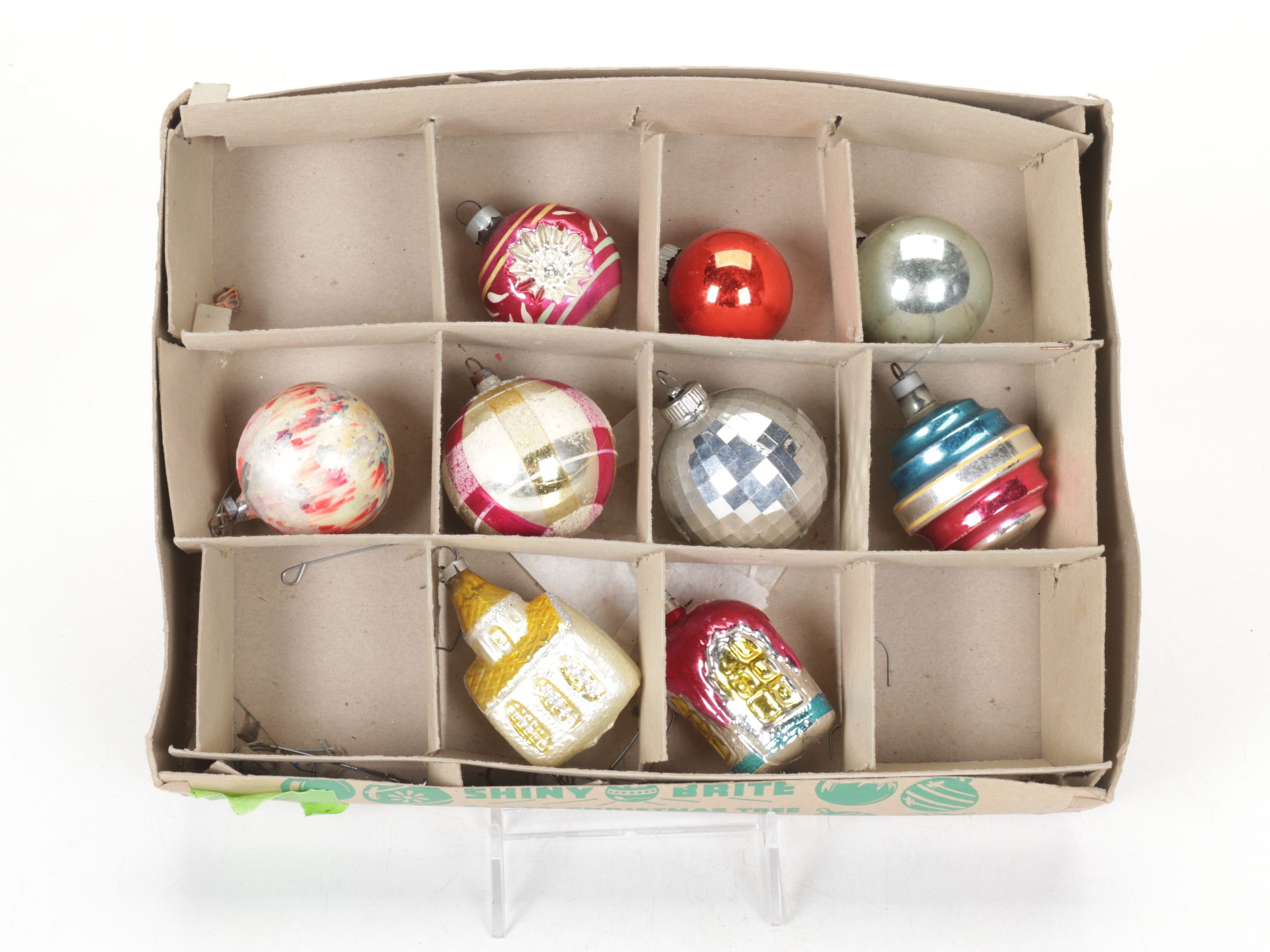 Mercury Glass Style Christmas Ornaments & Jingle Bells