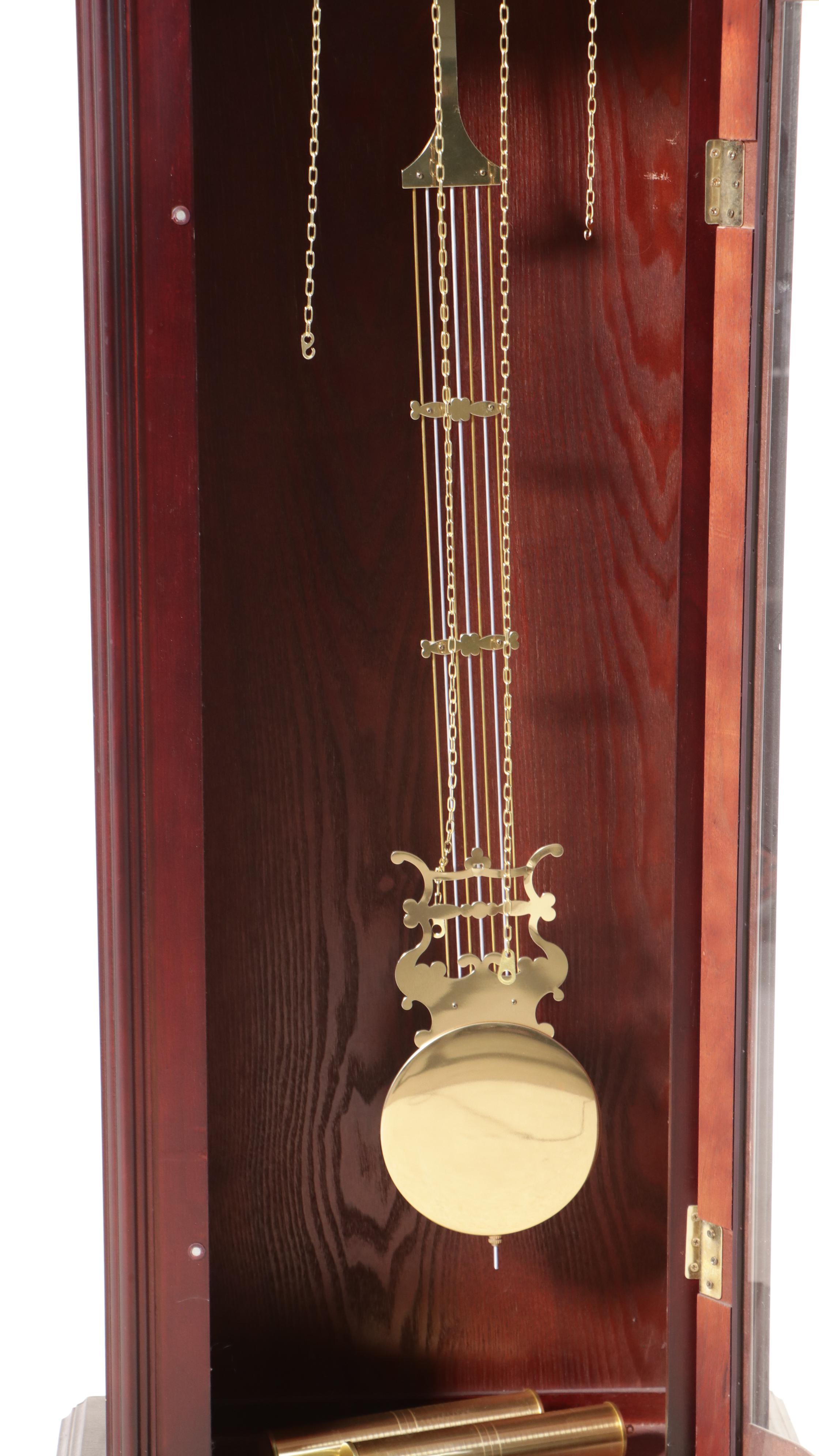 Daniel Dakota Mahogany Finish Grandfather Clock
