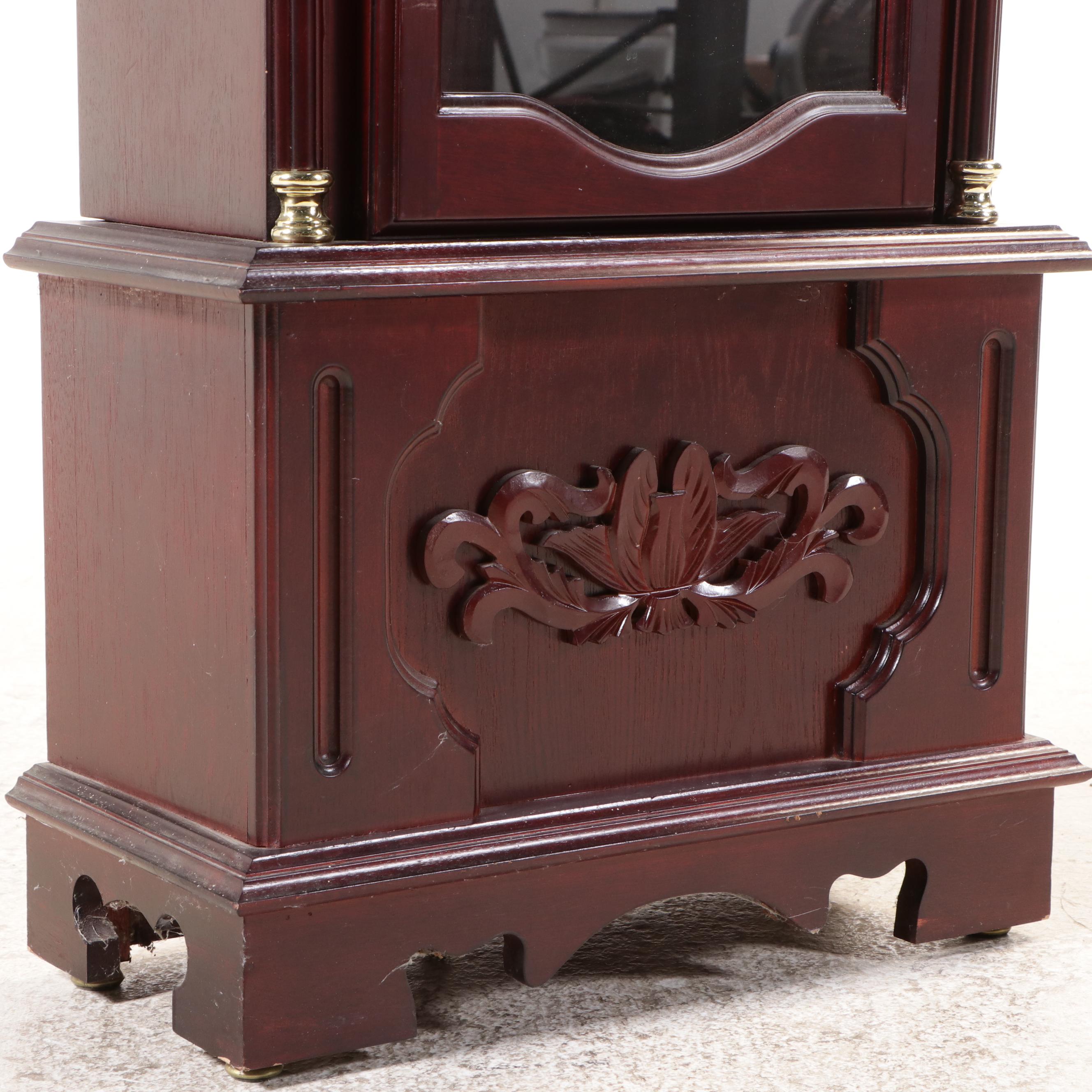 Daniel Dakota Mahogany Finish Grandfather Clock