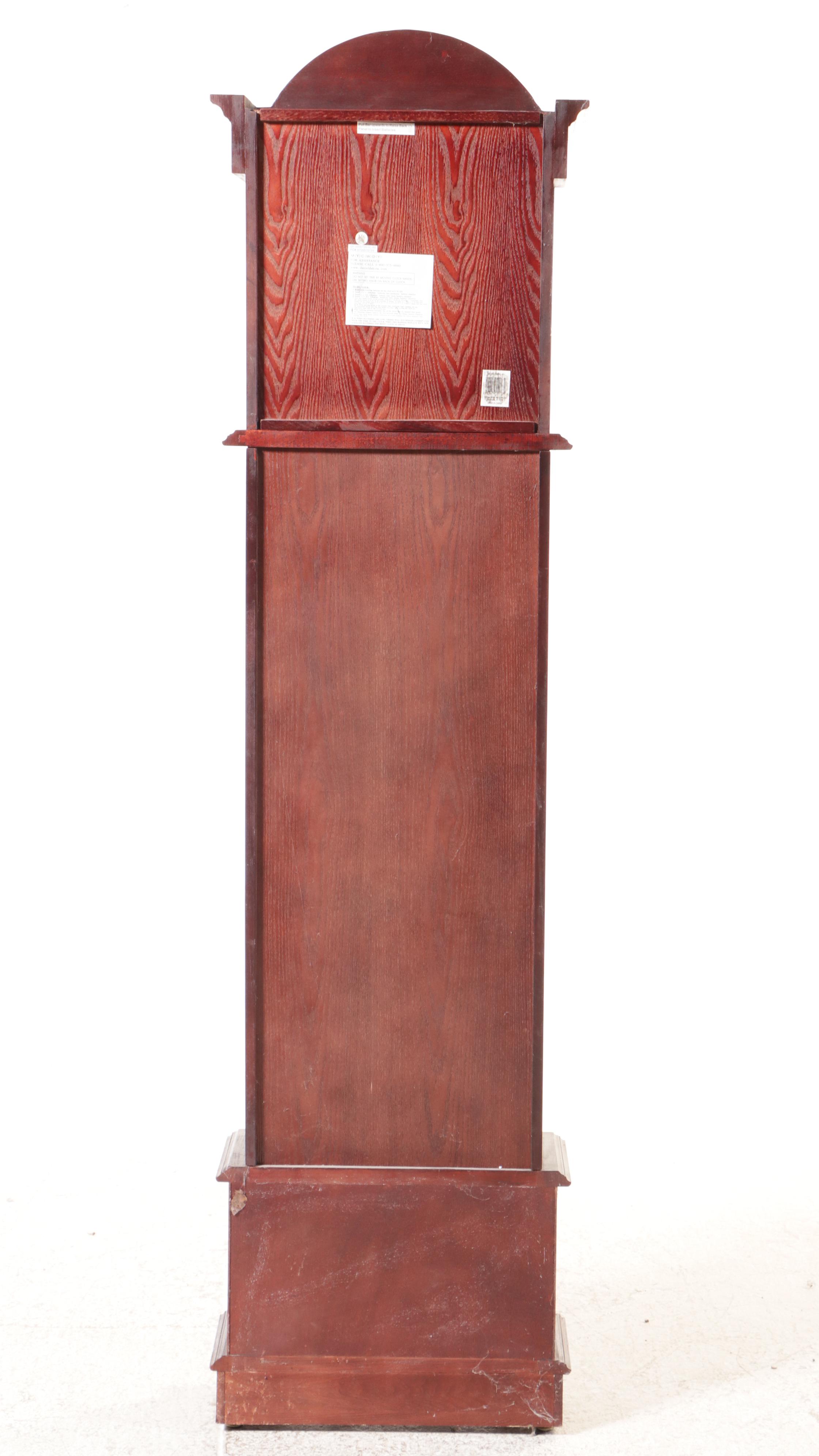 Daniel Dakota Mahogany Finish Grandfather Clock