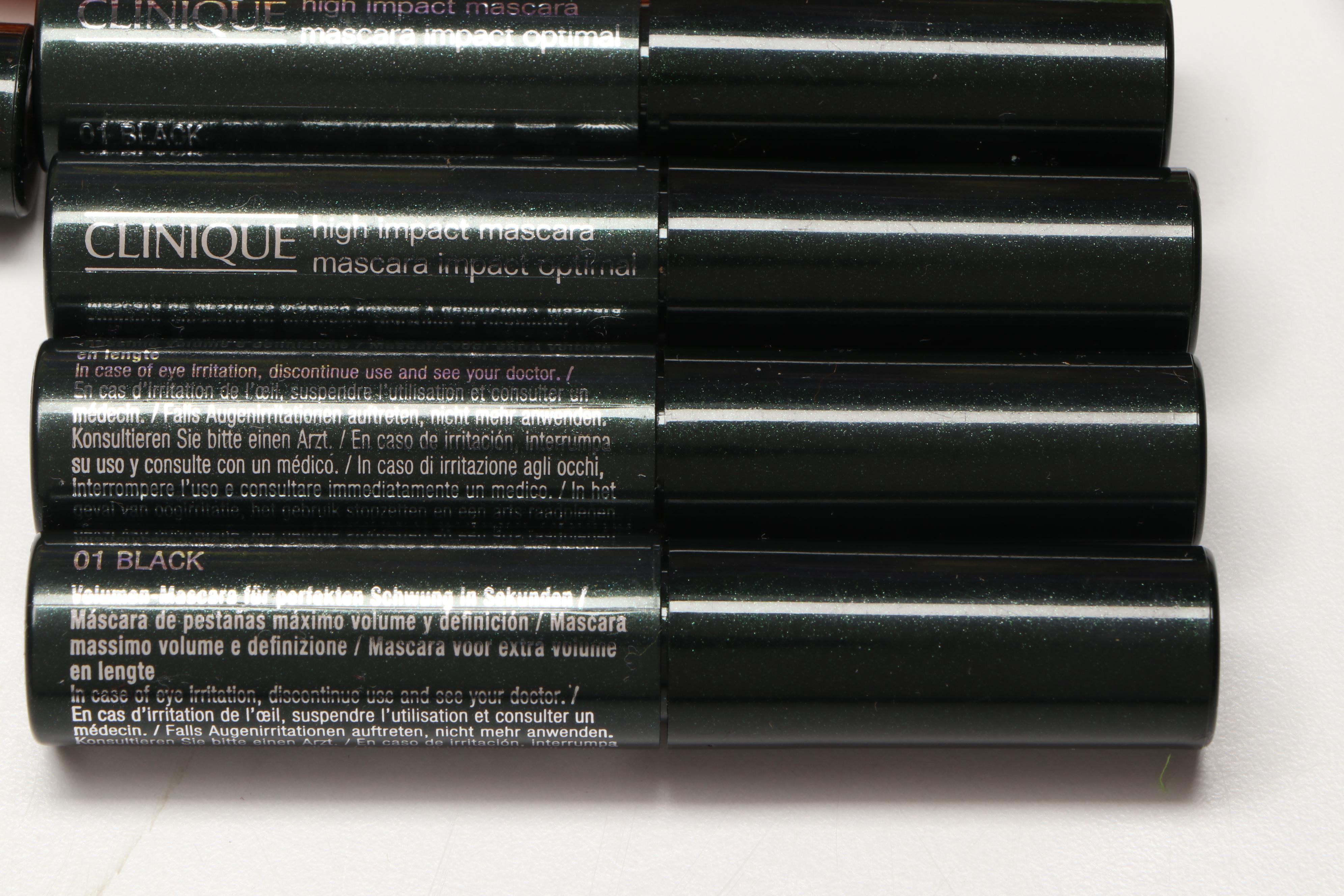 Clinique Skin Care, Makeup and Variety of Makeup Bags