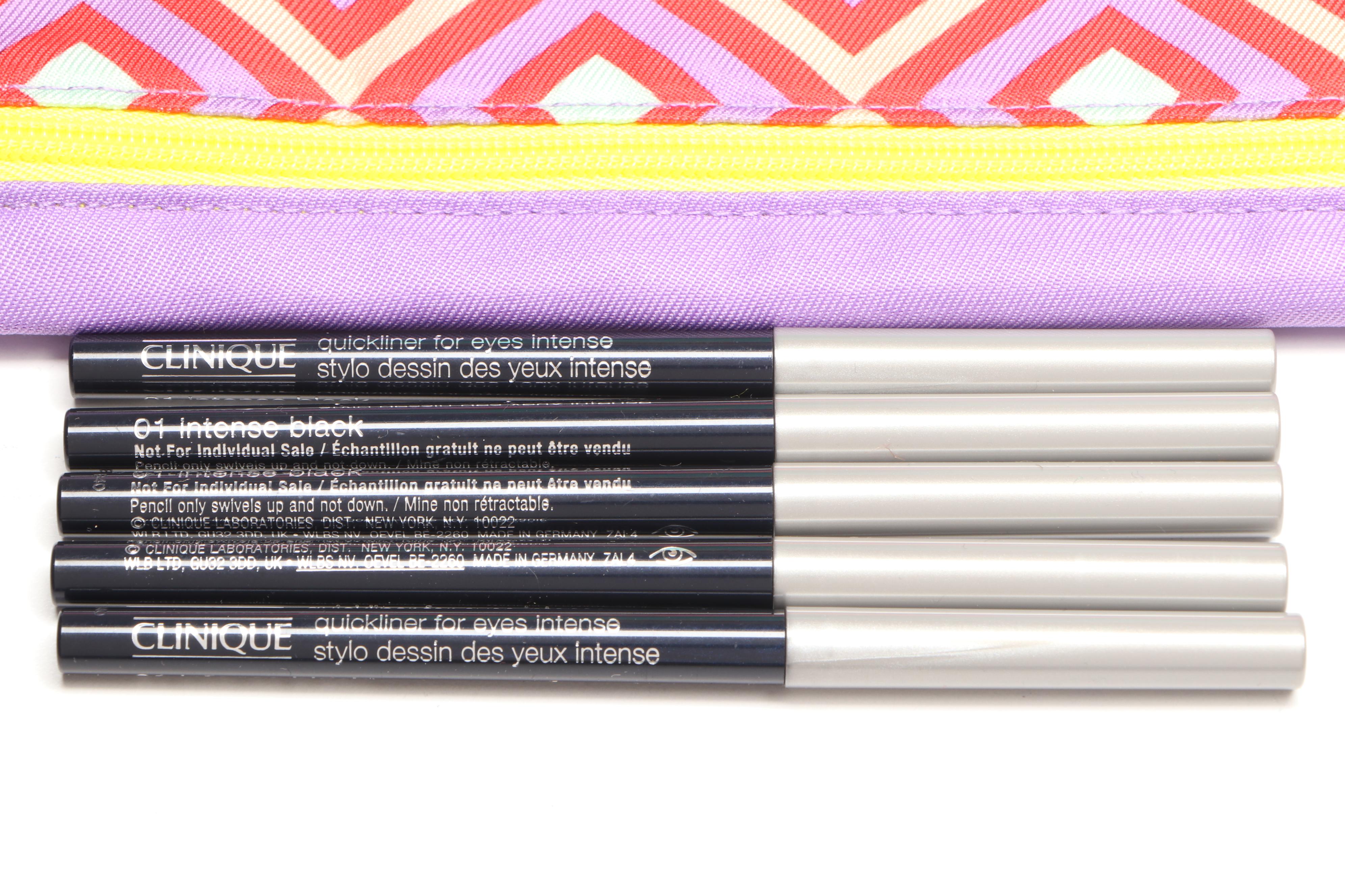 Clinique Skin Care, Makeup and Variety of Makeup Bags