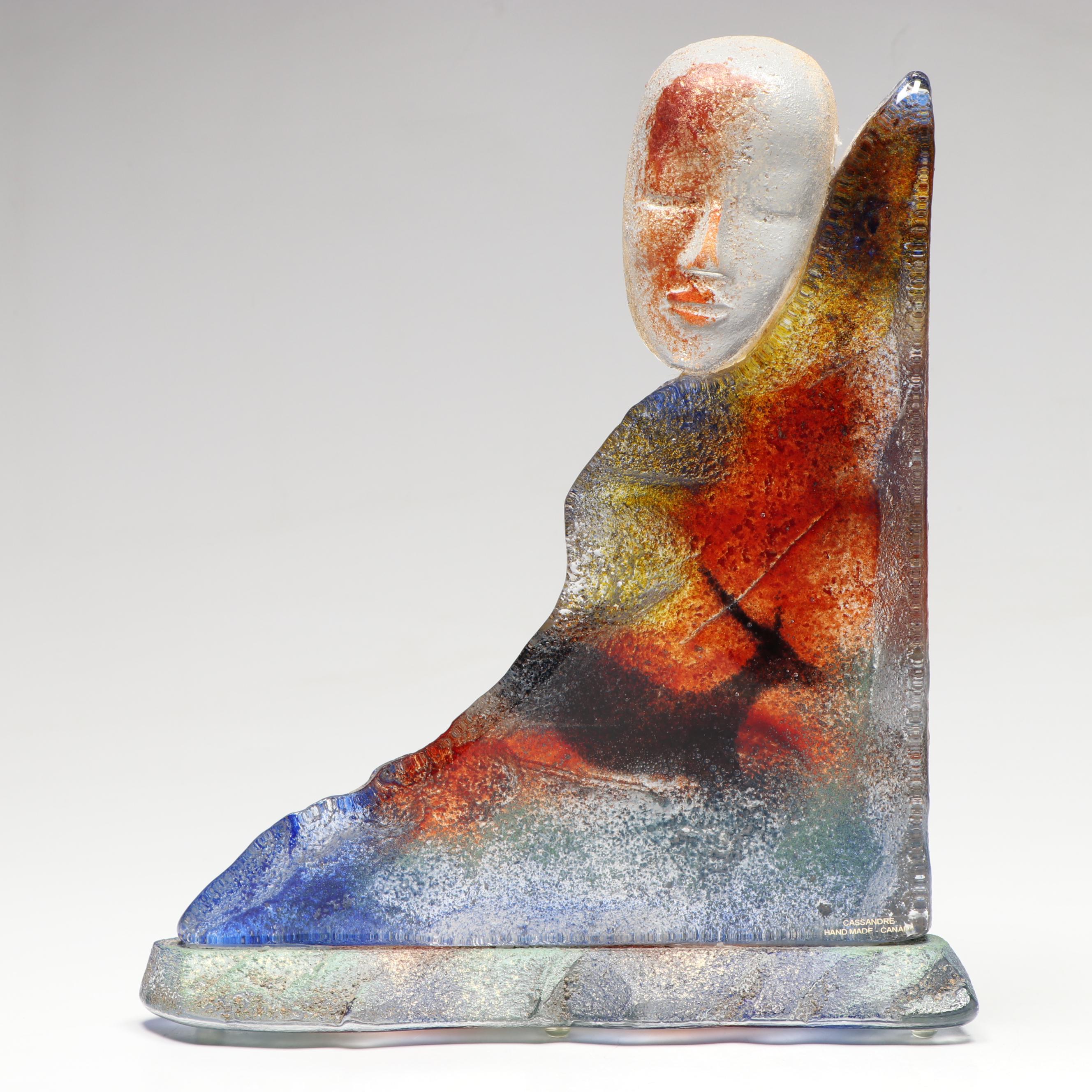Canadian Cassandre Glass Studio Postmodern Sculpture