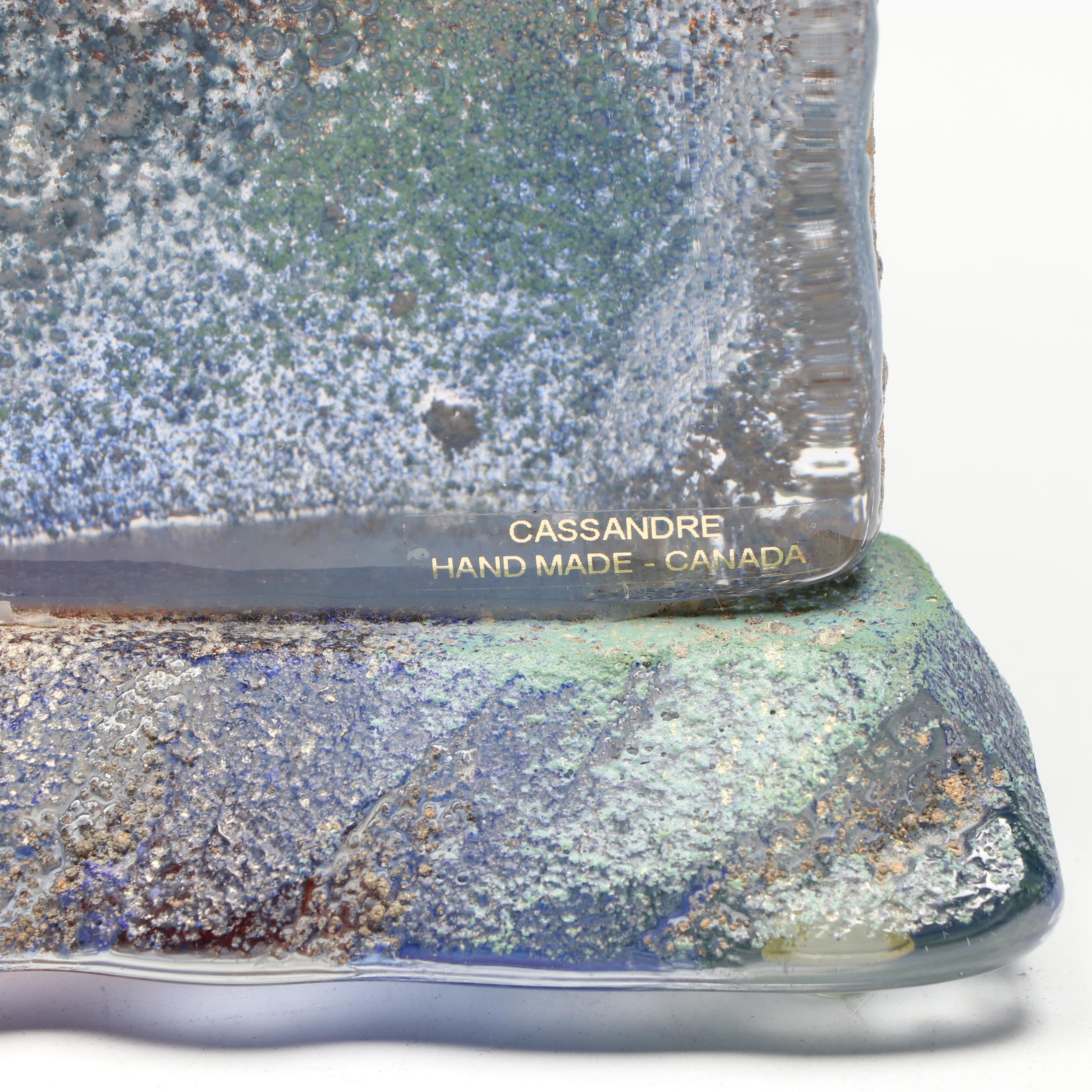 Canadian Cassandre Glass Studio Postmodern Sculpture