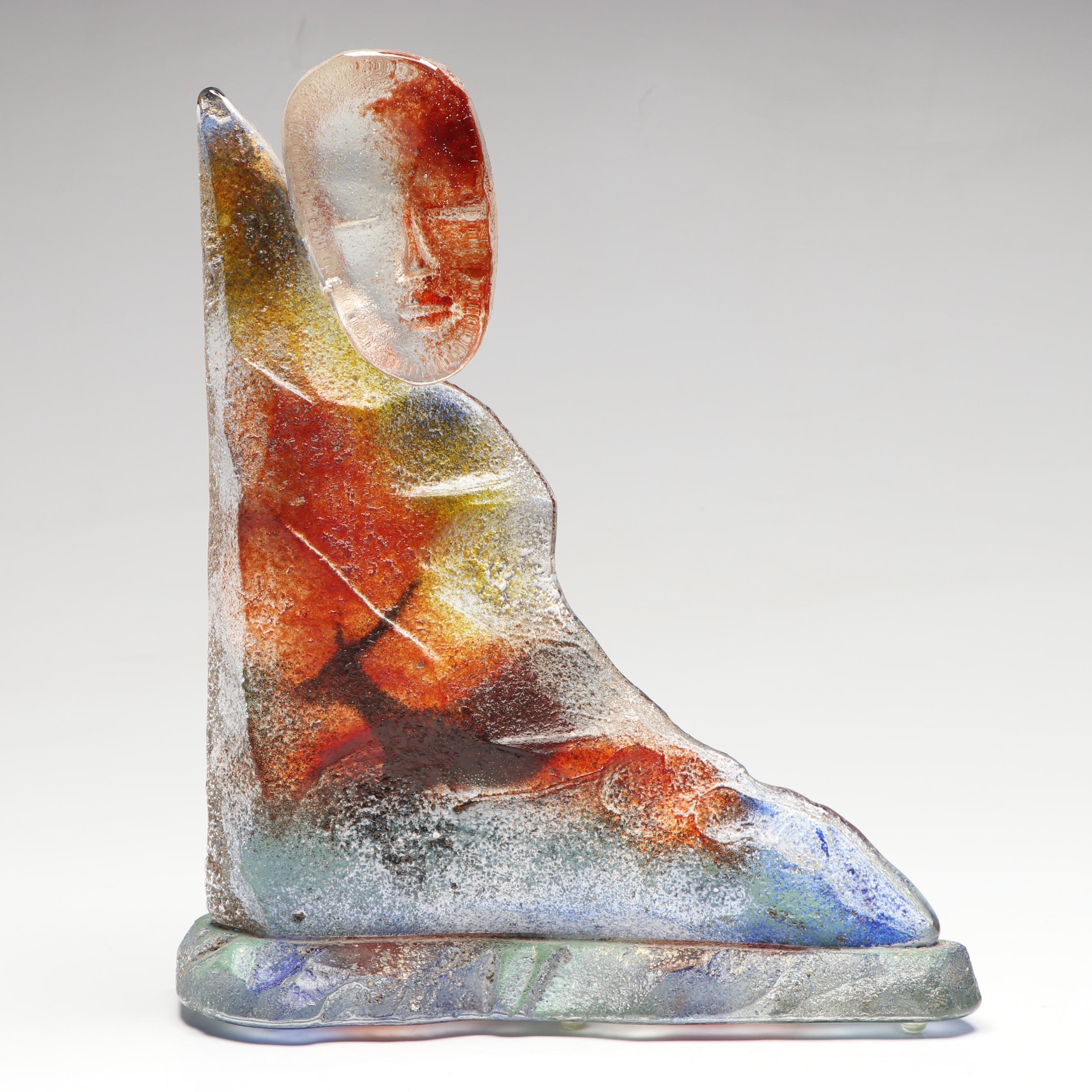 Canadian Cassandre Glass Studio Postmodern Sculpture