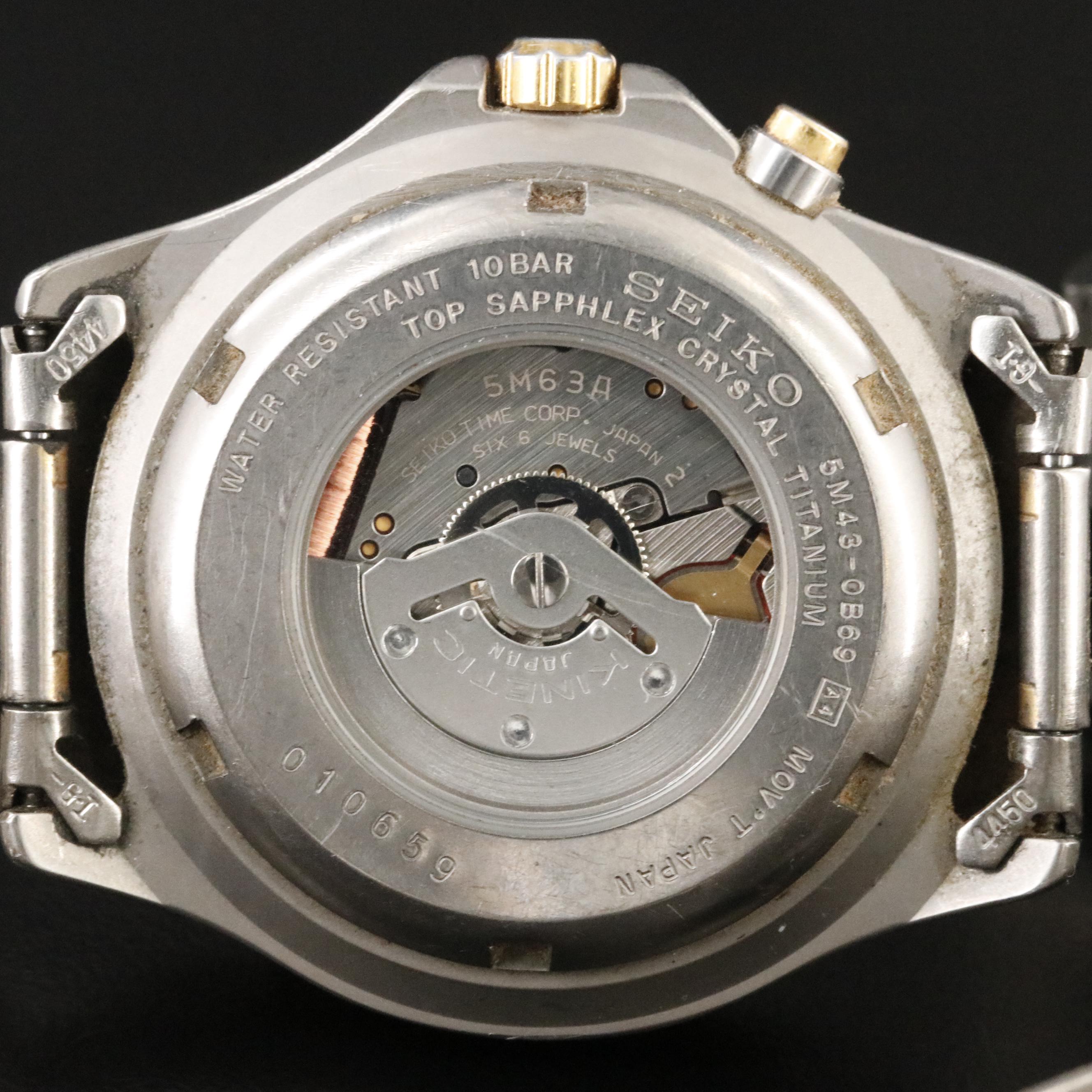 Seiko Kinetic Titanium Sports 100 Watch