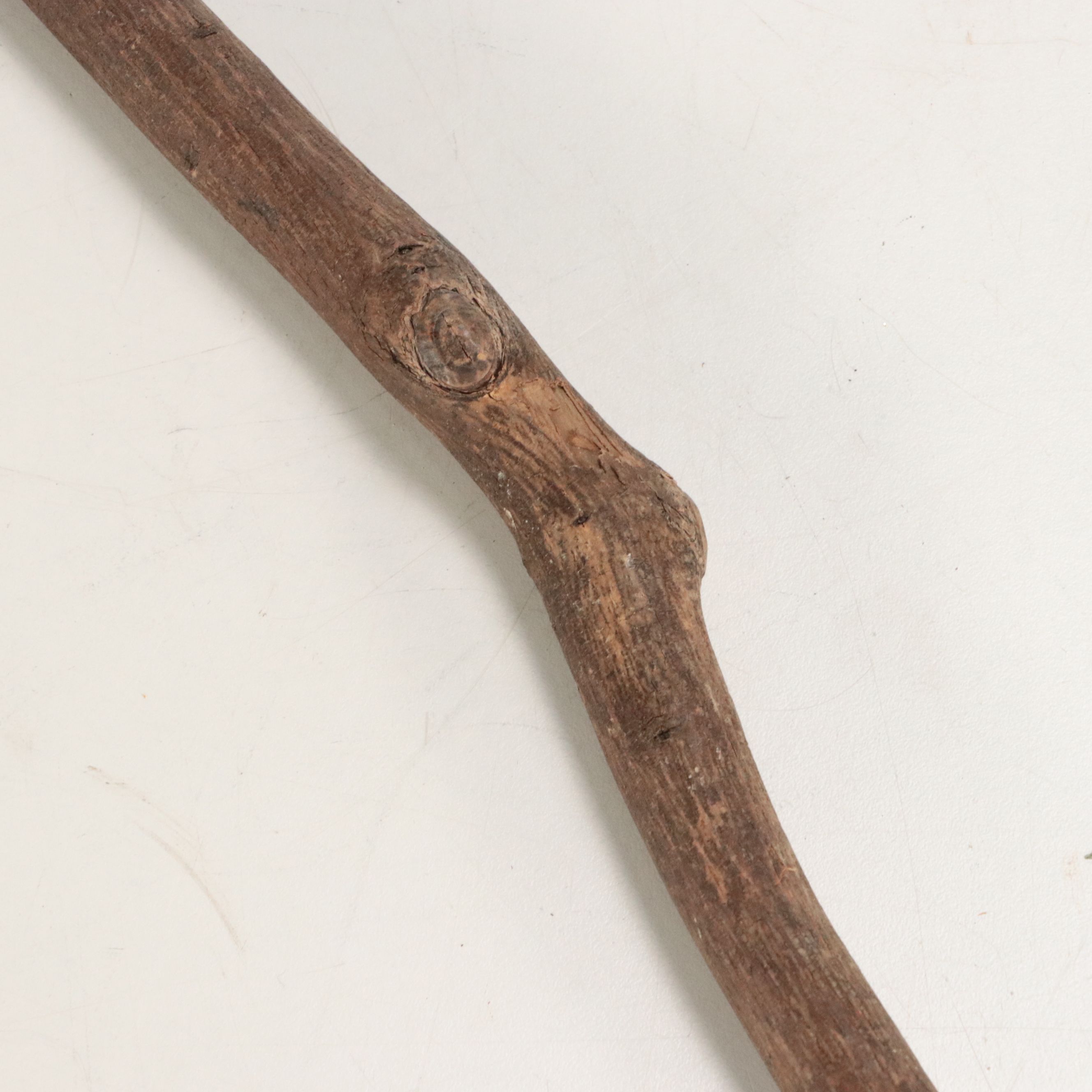 Hand-Painted Cane with Other Carved Wood Cane