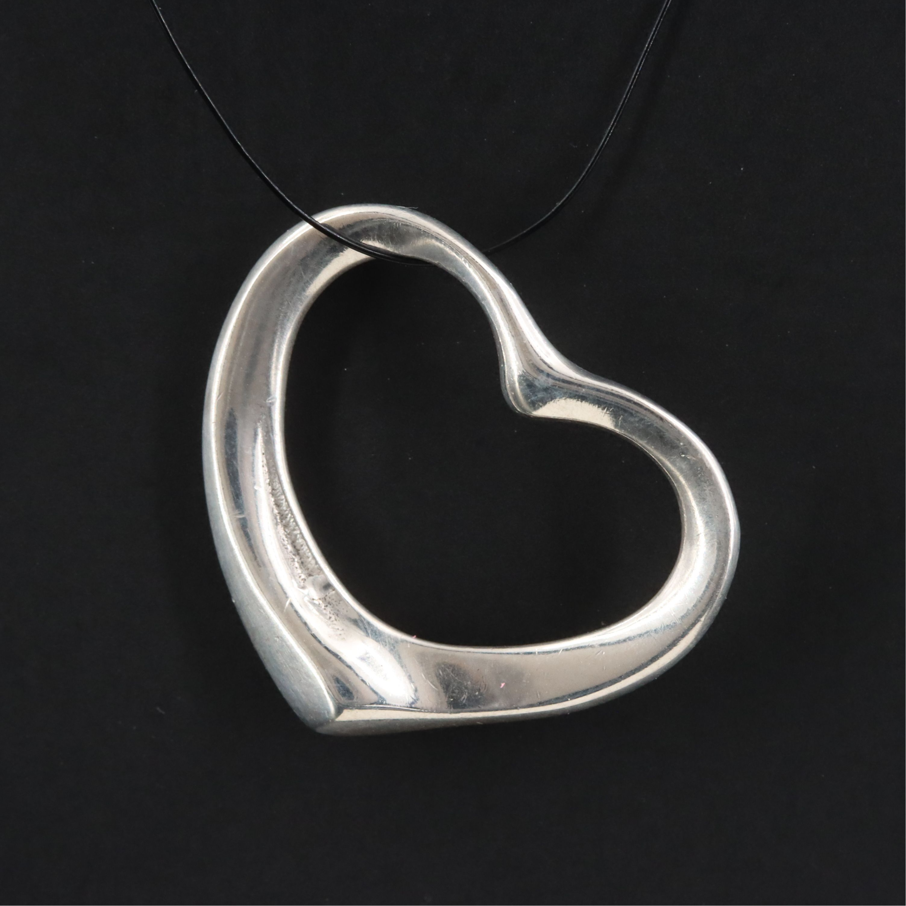 Elsa Peretti for Tiffany & Co. Open Heart Sterling Pendant