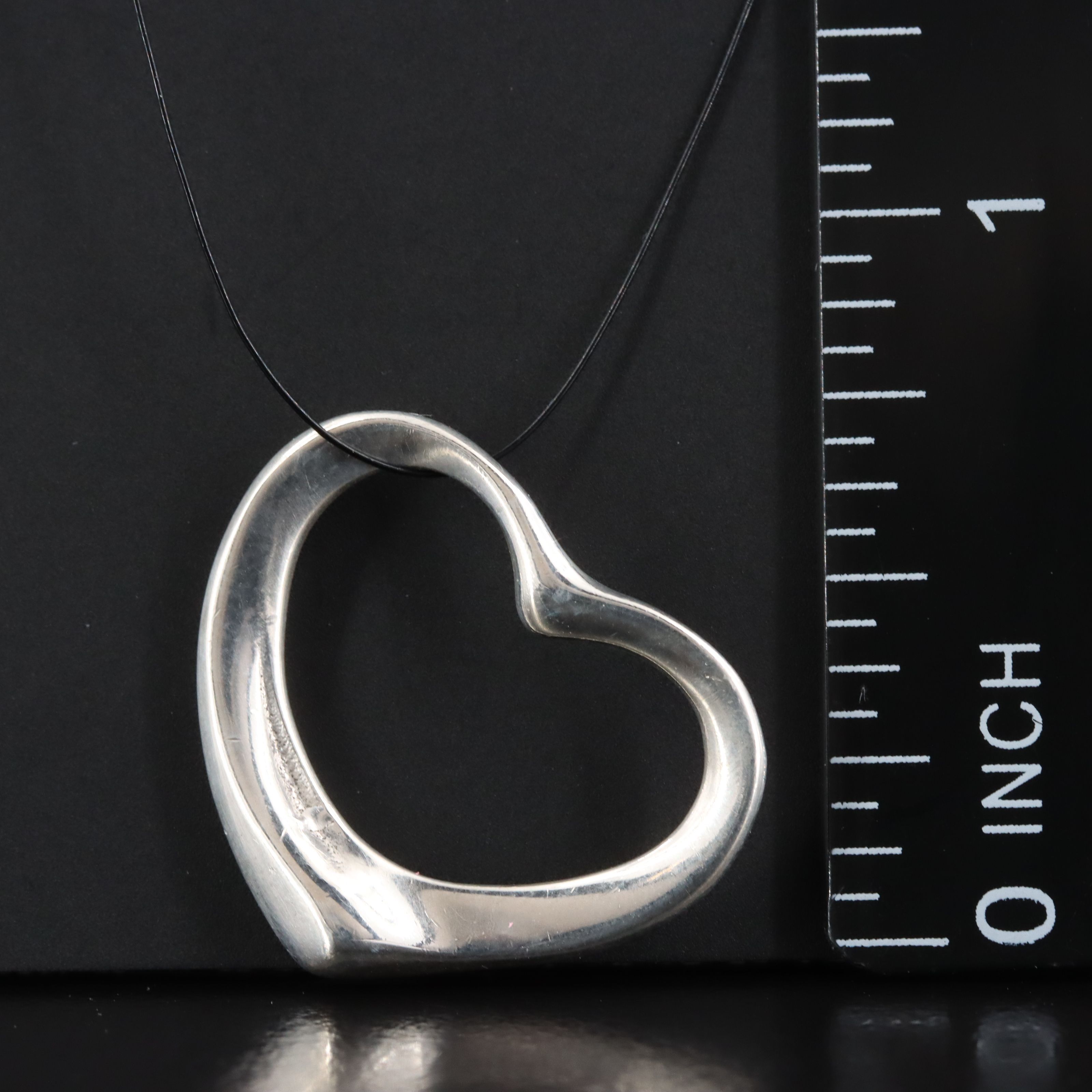 Elsa Peretti for Tiffany & Co. Open Heart Sterling Pendant