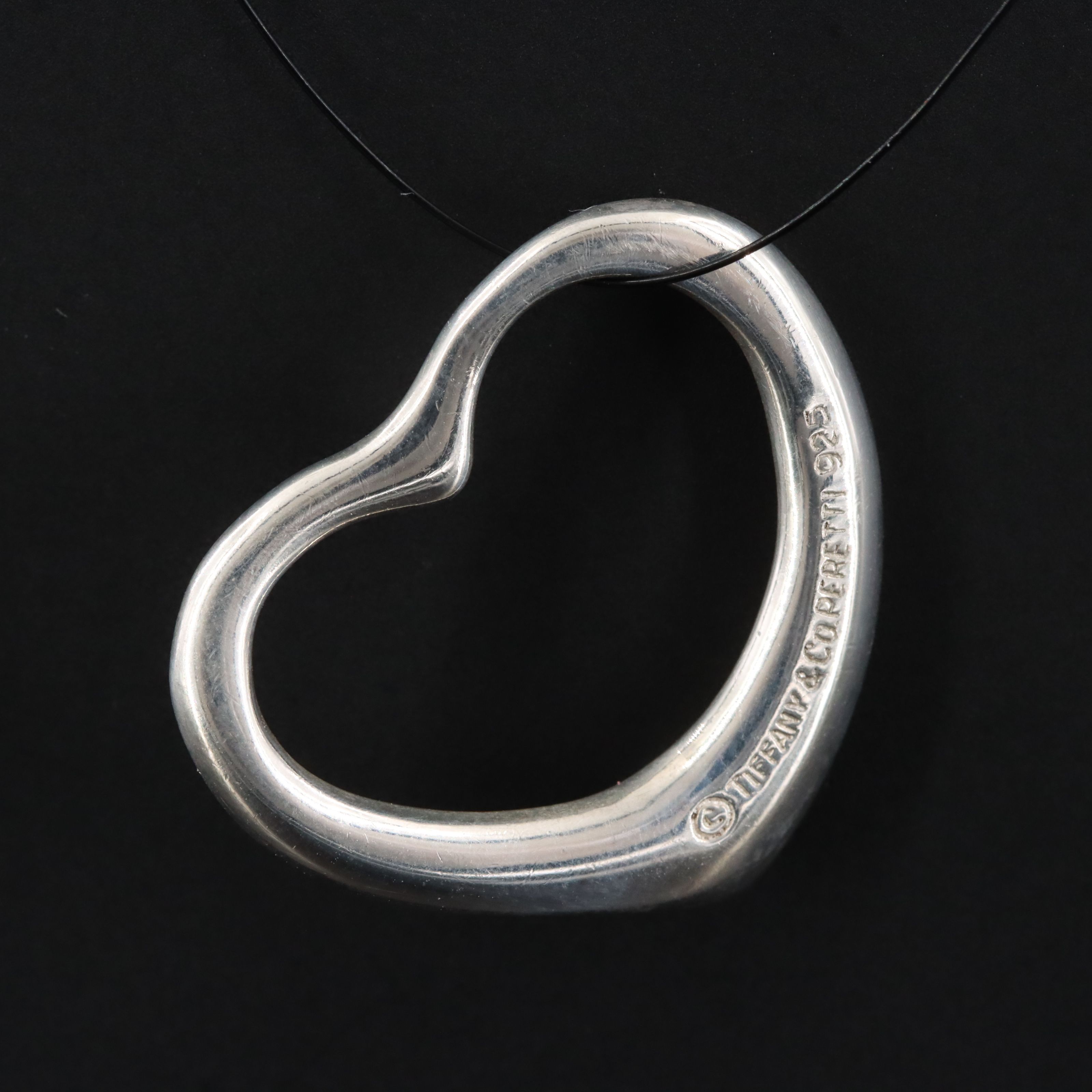 Elsa Peretti for Tiffany & Co. Open Heart Sterling Pendant