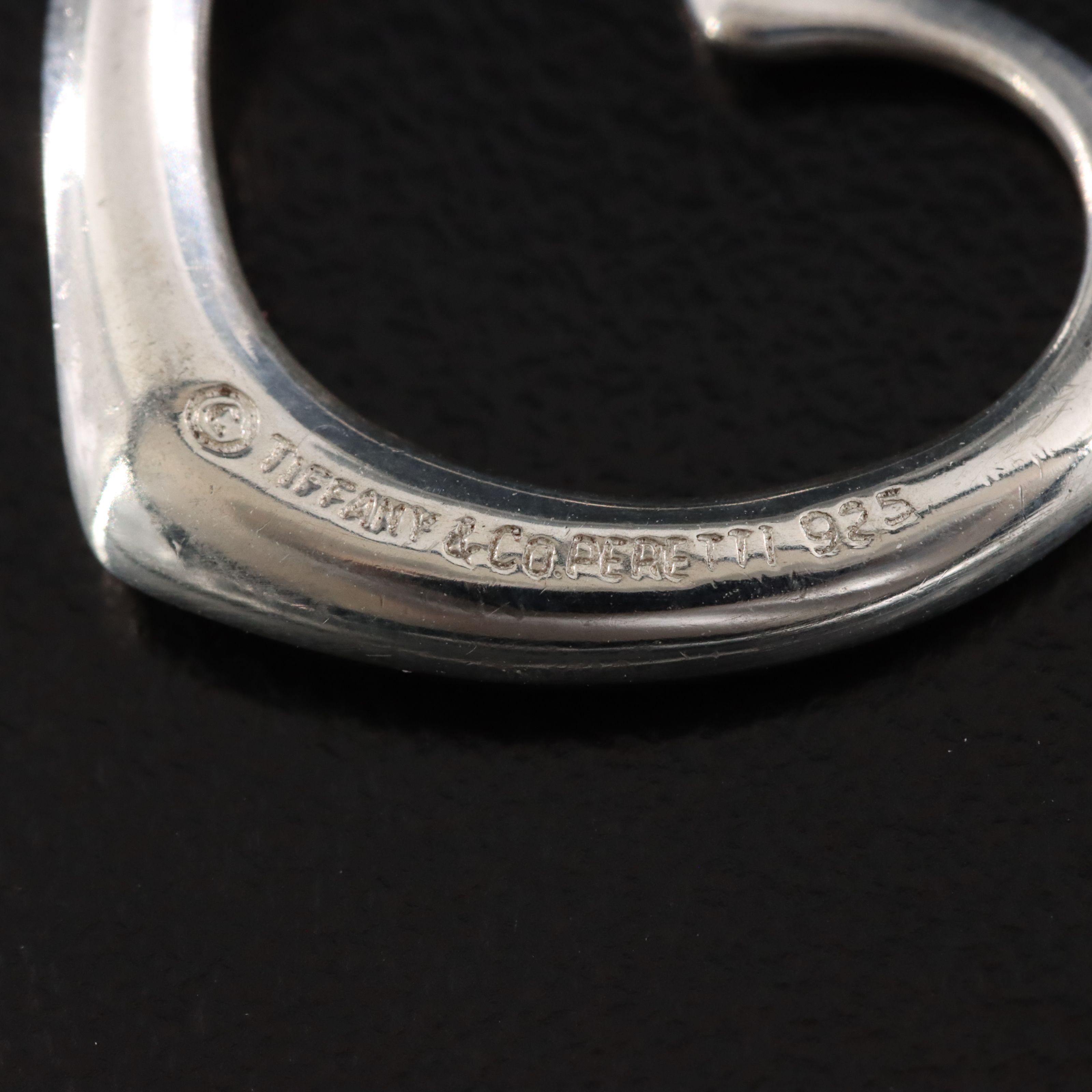 Elsa Peretti for Tiffany & Co. Open Heart Sterling Pendant