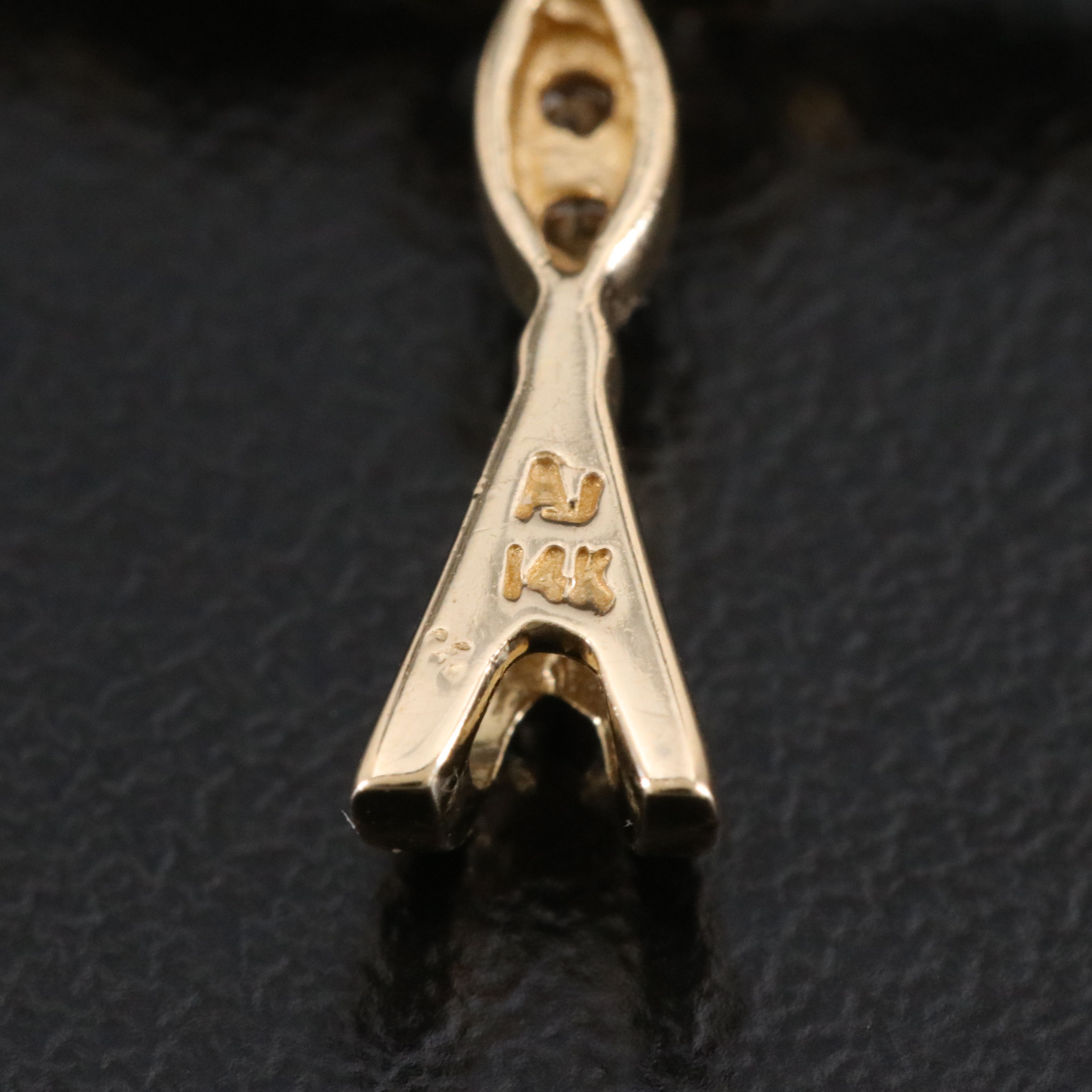 14K 0.26 CTW Diamond Cross Pendant