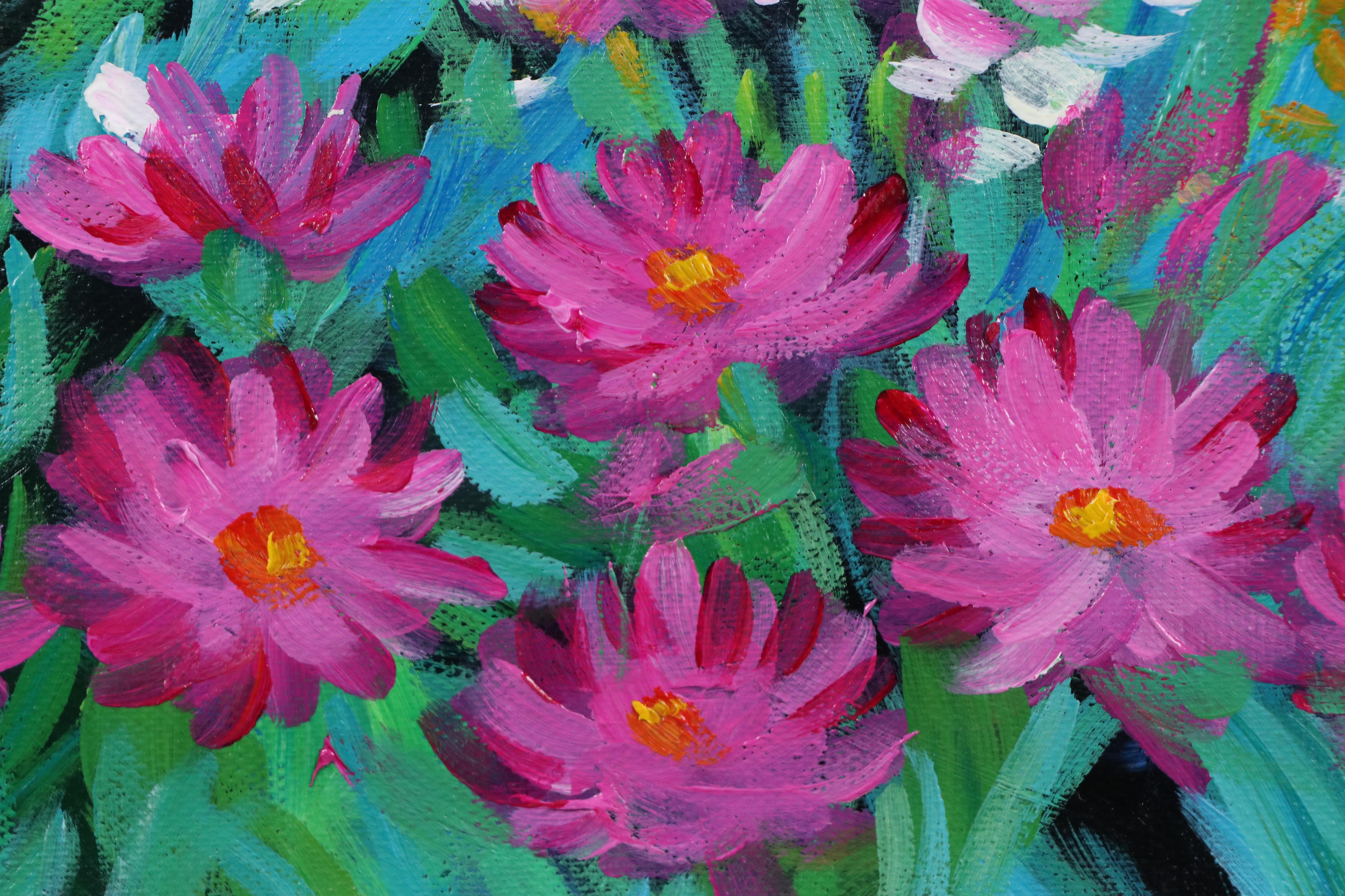 Benini Floral Oil Painting, 21st Century