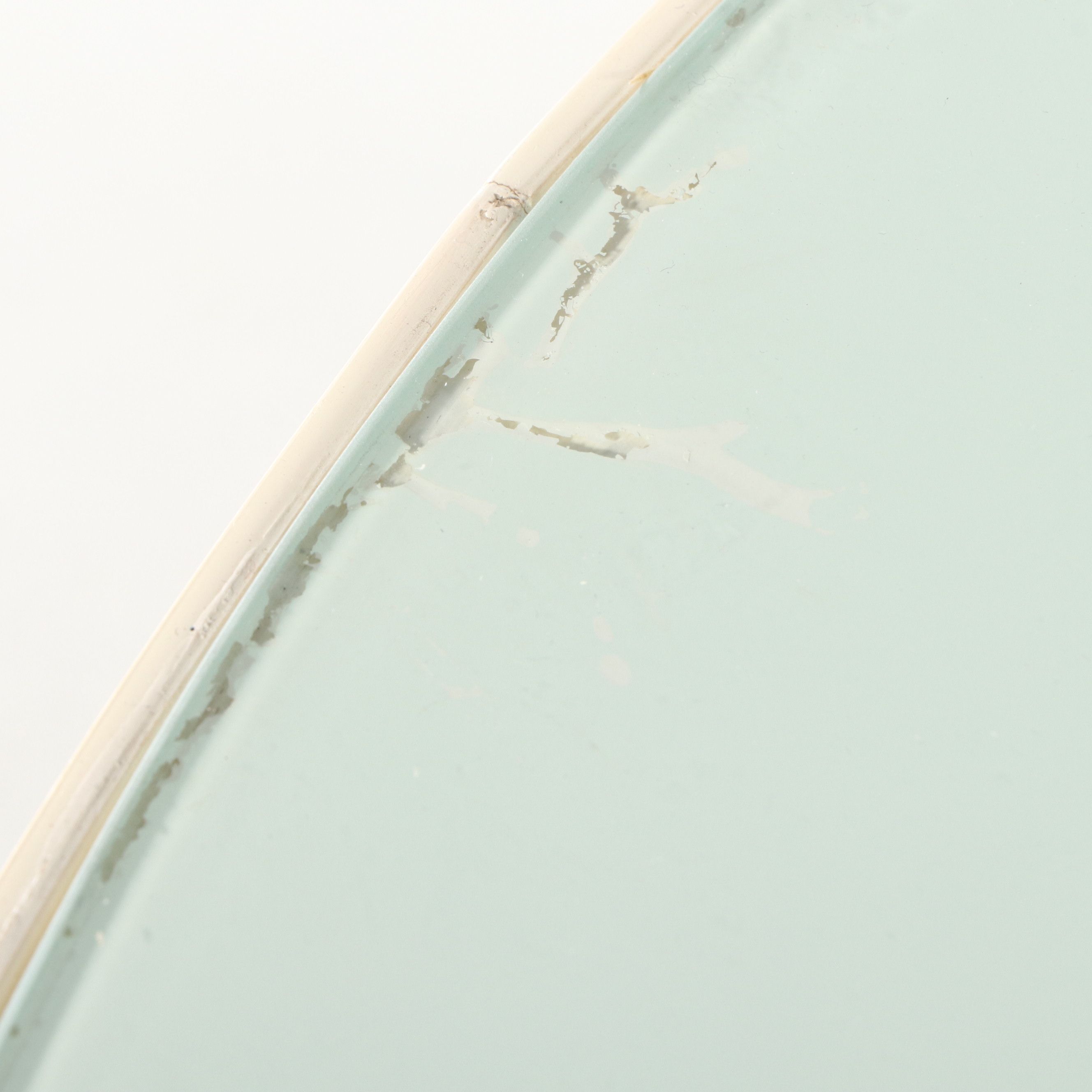 Mid Century Modern Style Painted Aluminum Pedestal Table after Saarinen