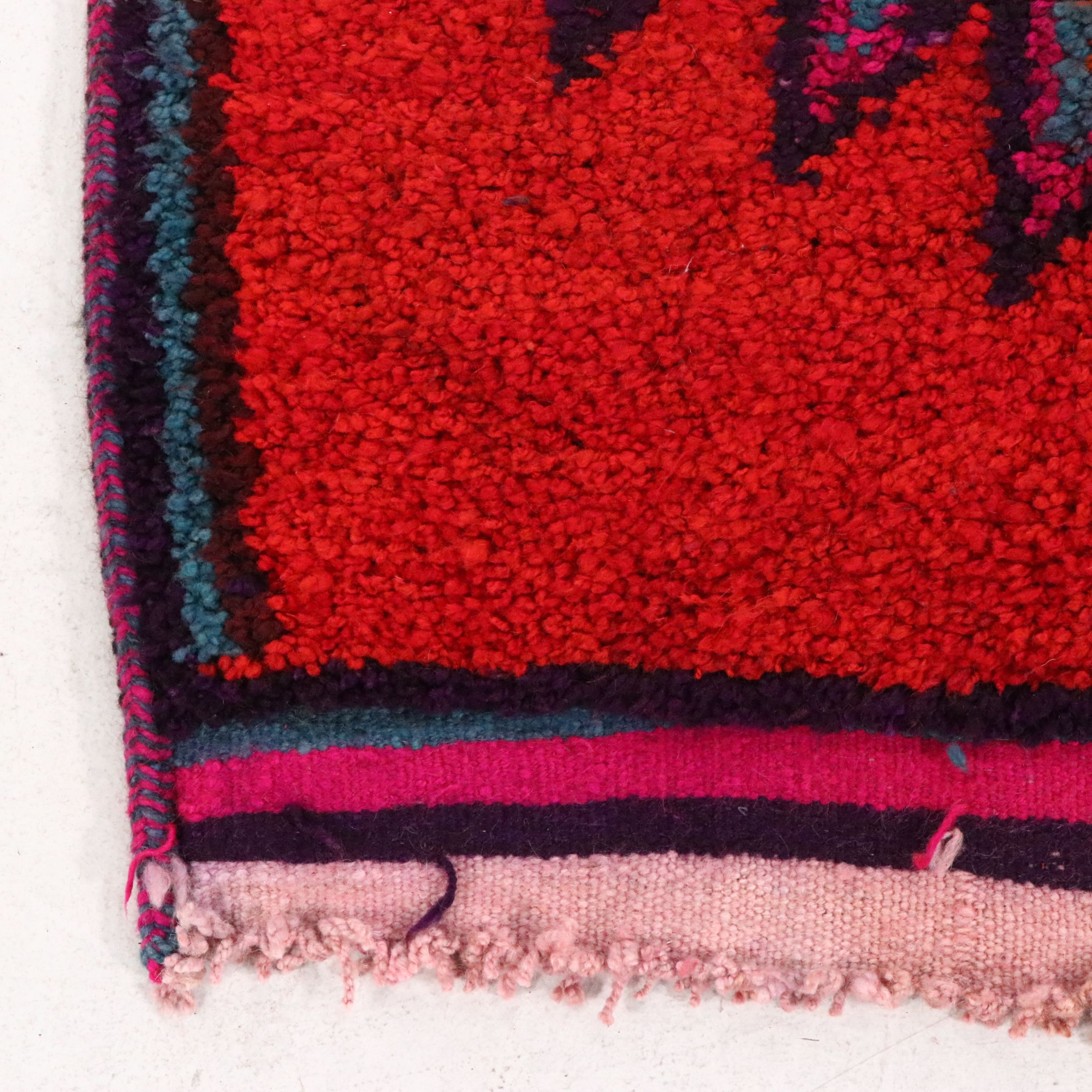 3'5 x 11'6 Hand-Knotted Turkish Village Long Rug