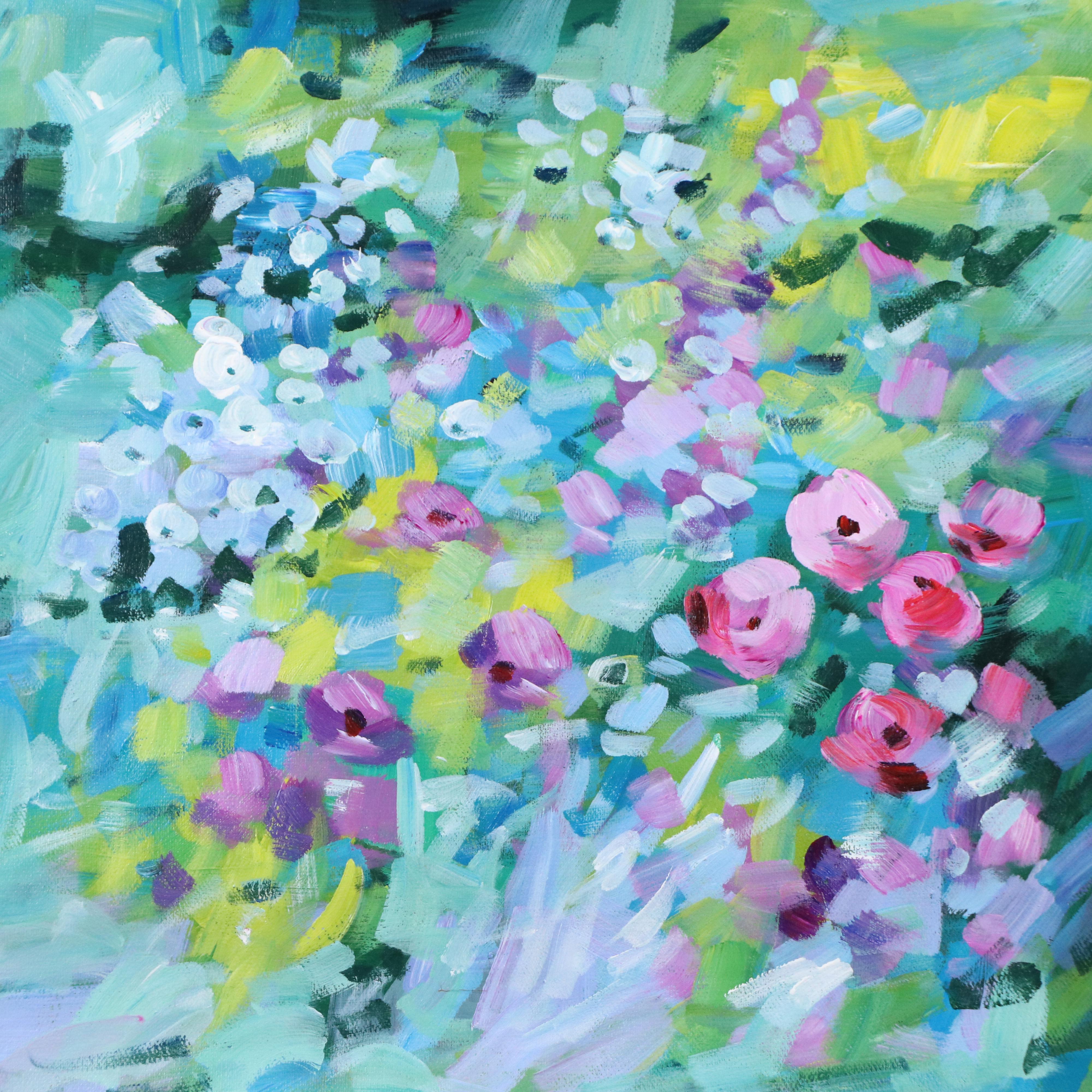 Benini Floral Oil Painting, 21st Century