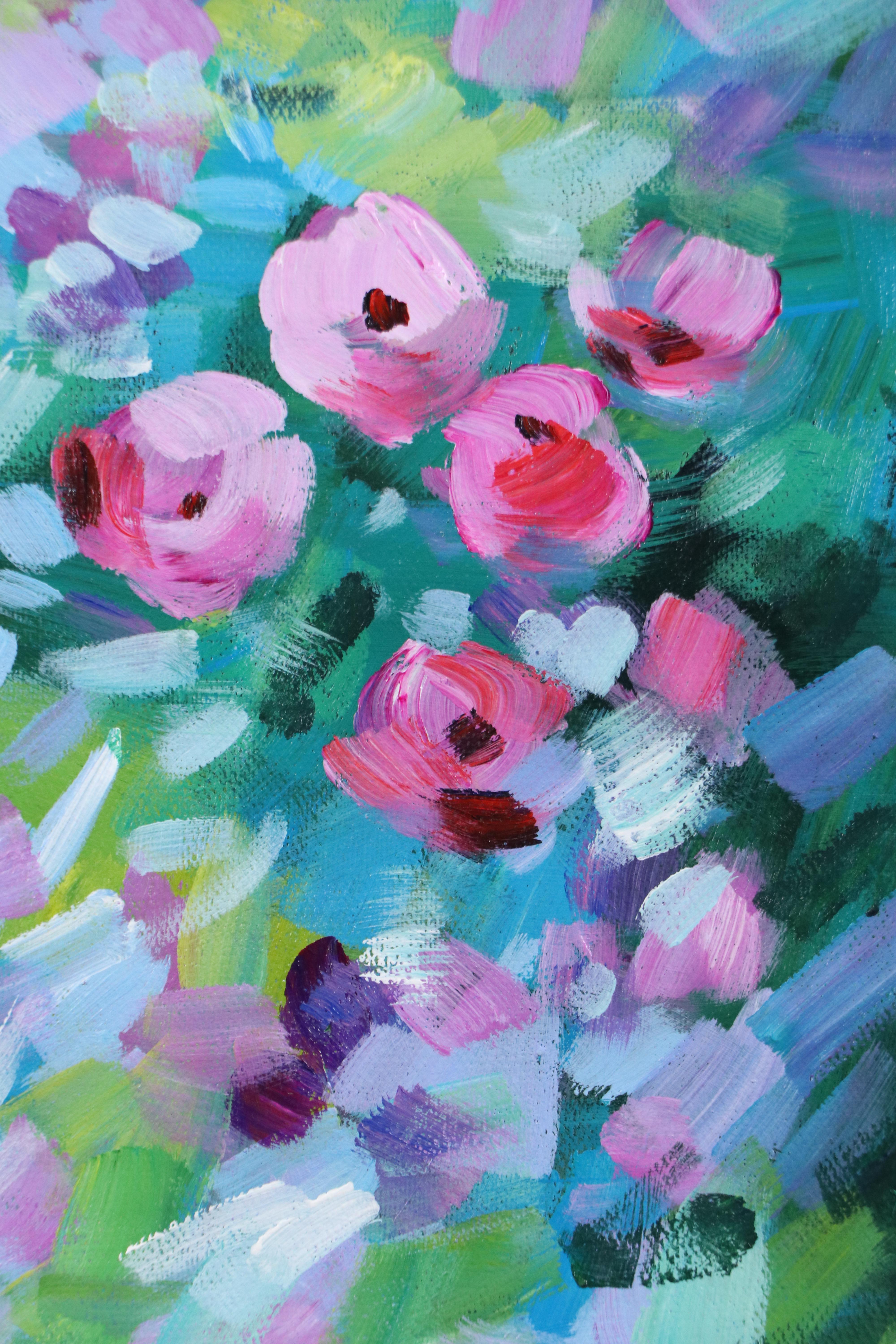 Benini Floral Oil Painting, 21st Century