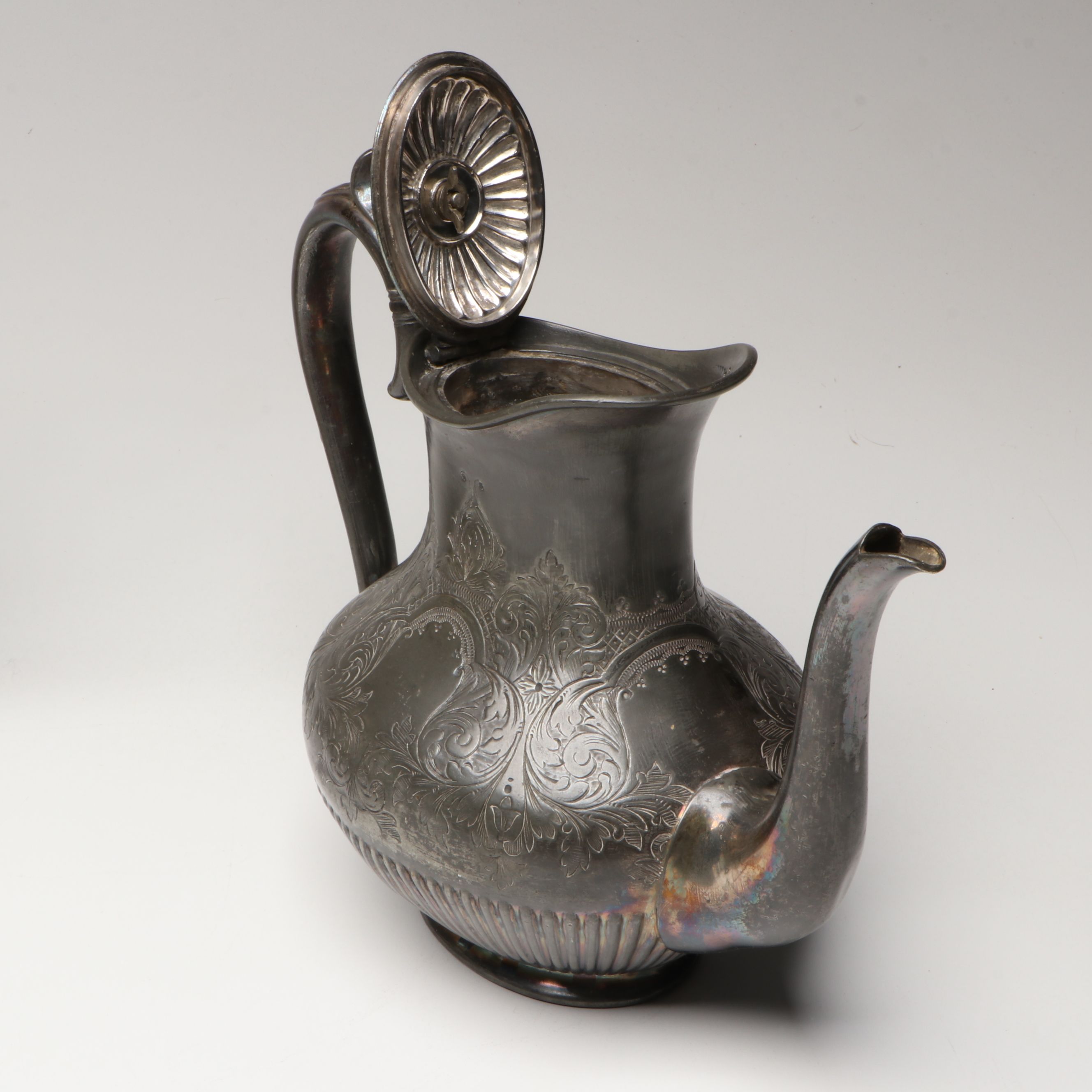 Reed & Barton, Joseph Ridge & Co., and More Silver Plate Teapots, Late 19th C.