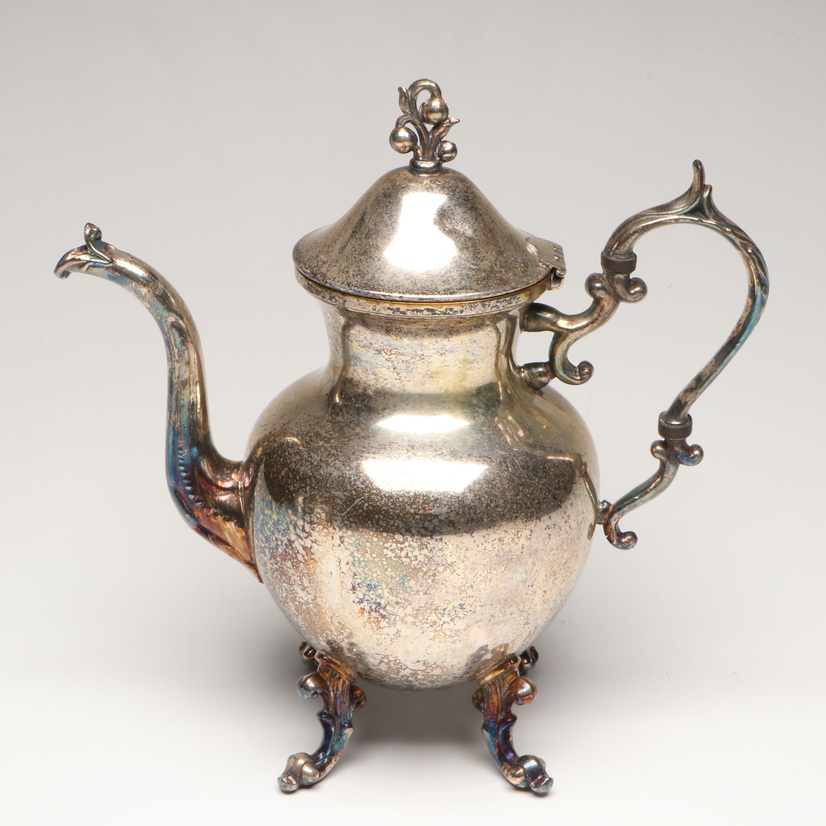 Reed & Barton, Joseph Ridge & Co., and More Silver Plate Teapots, Late 19th C.
