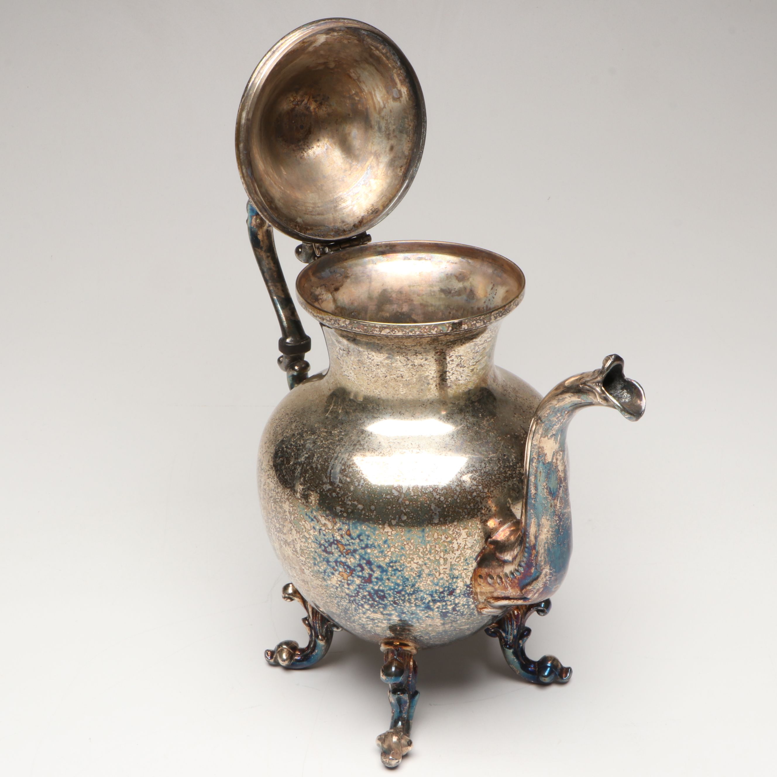 Reed & Barton, Joseph Ridge & Co., and More Silver Plate Teapots, Late 19th C.