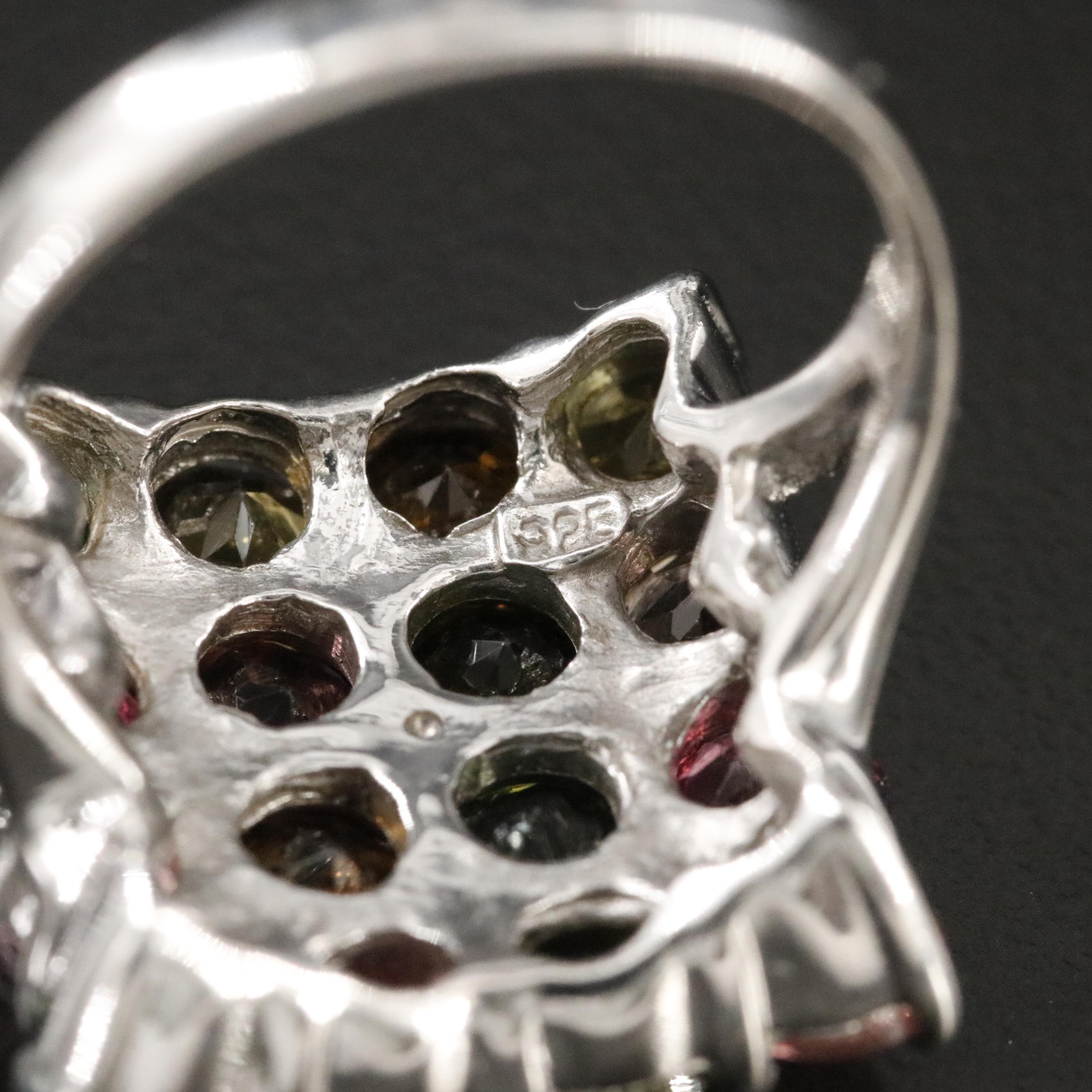 Sterling Tourmaline Ring