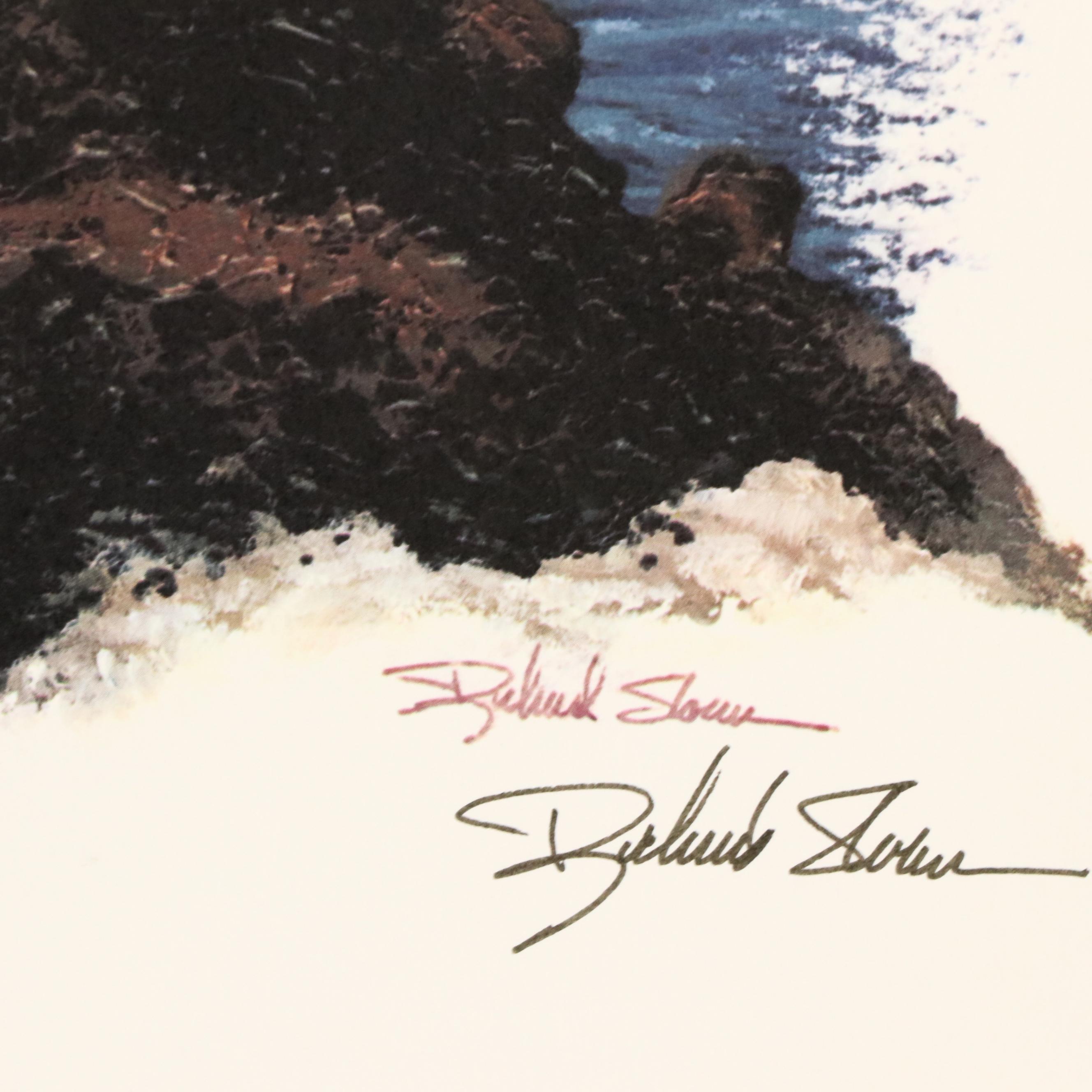 Richard Sloan Offset Lithograph "Nene," Circa 1976