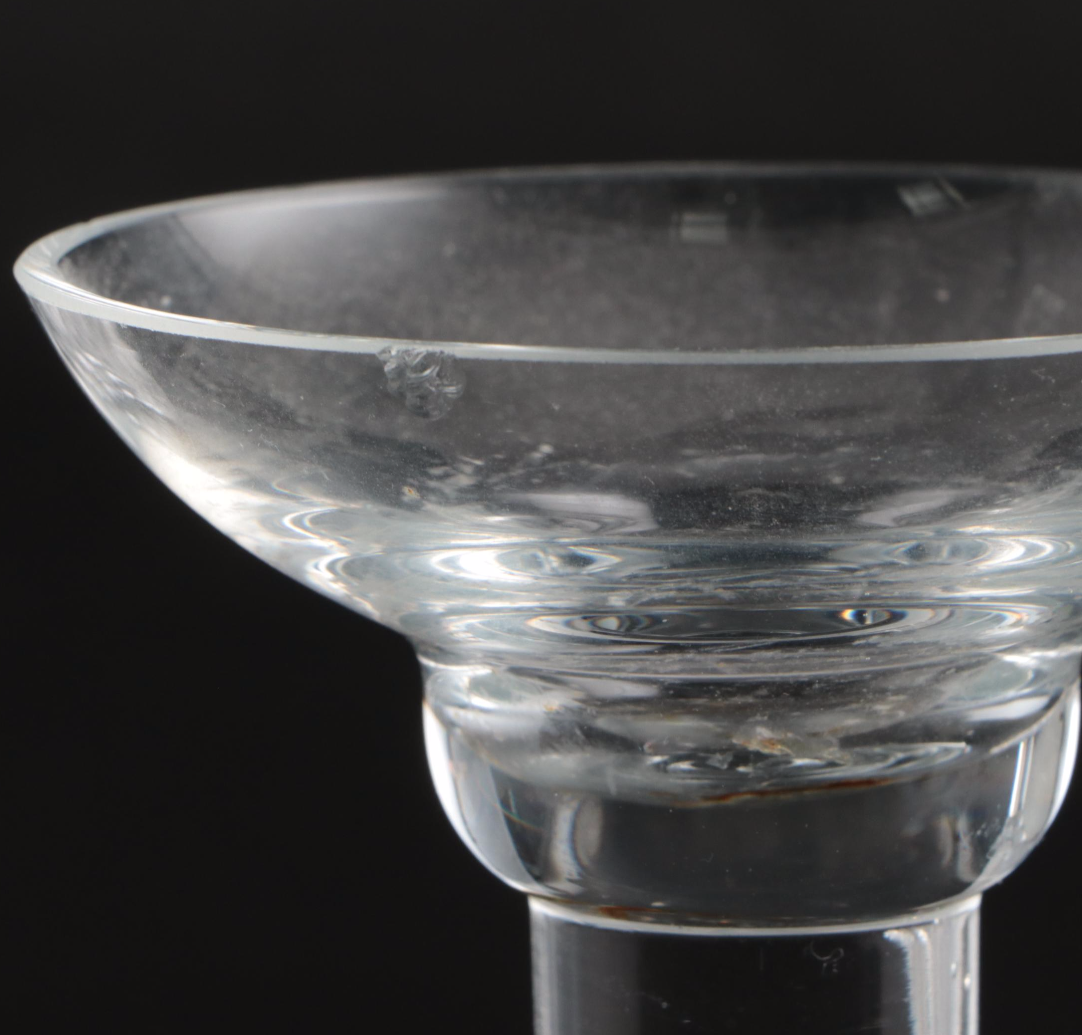 Mikasa "Flair" Crystal Bowl with Crystal Candle Holders