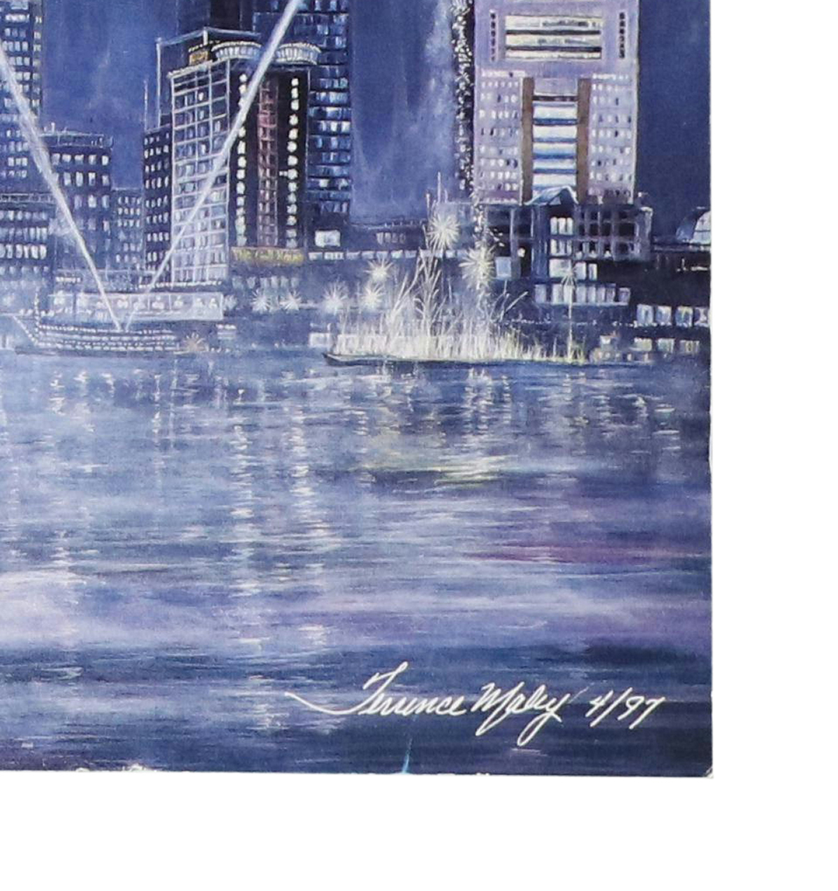 Terence Mally Offset Lithograph Poster "I Am America"