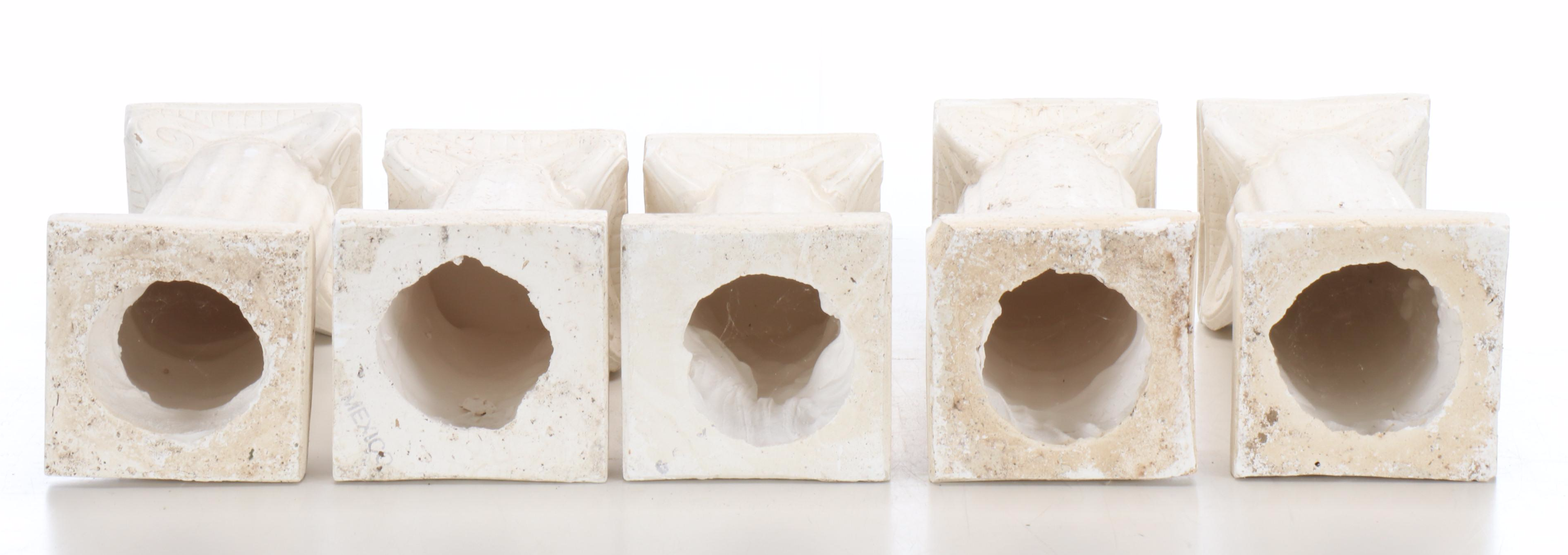 Neoclassical Style Columnar Stands