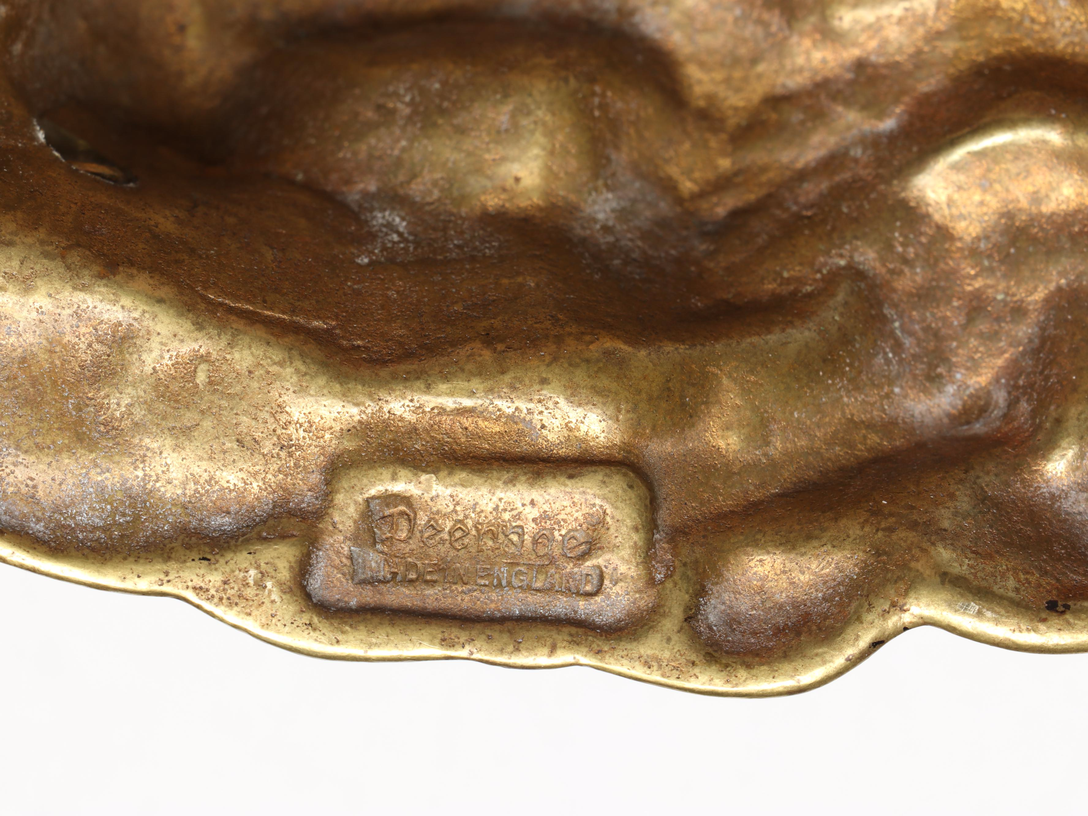 Peerage English Brass Lion Head Door Knocker