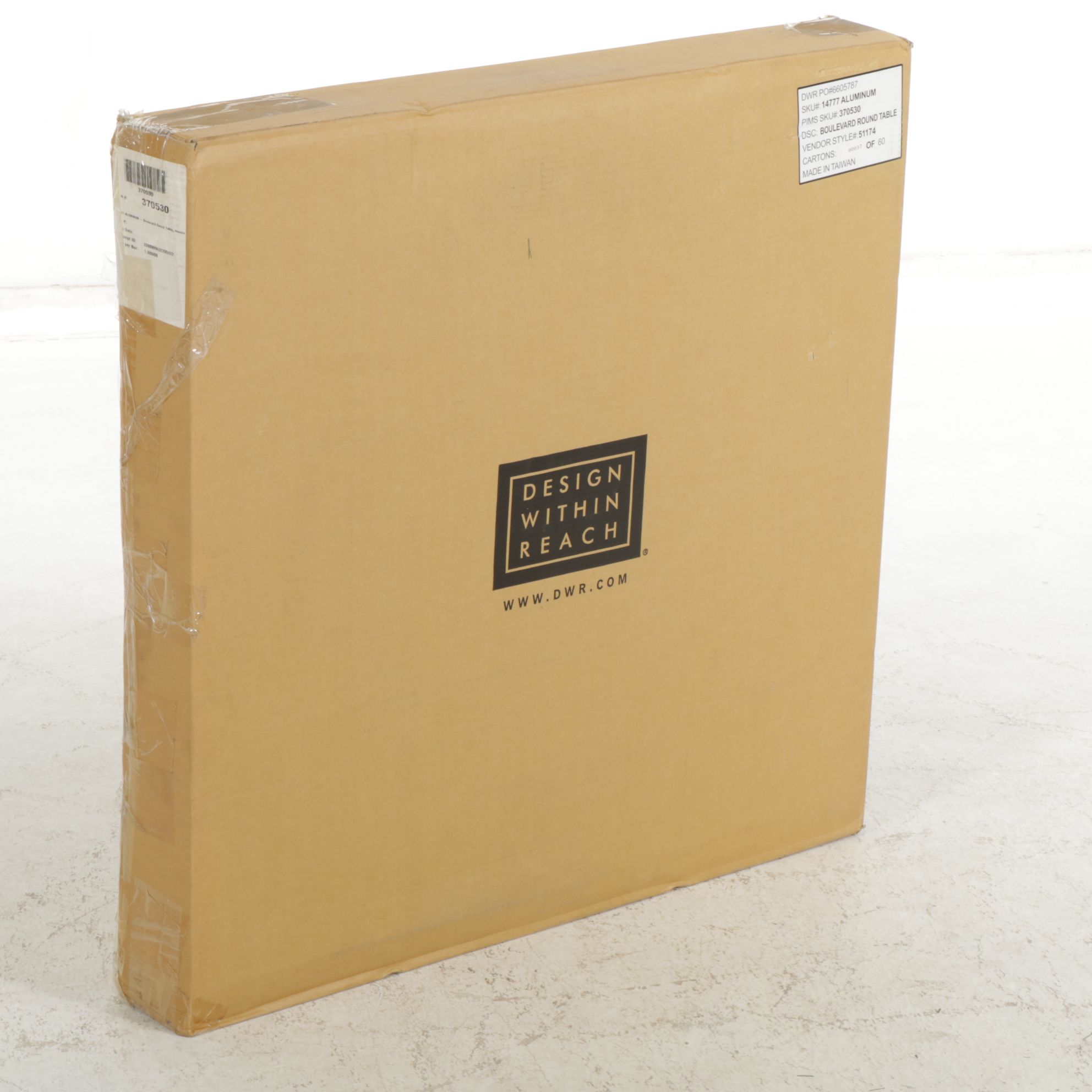 Design Within Reach "Boulevard" Powder Coated Aluminum Outdoor Dining Table