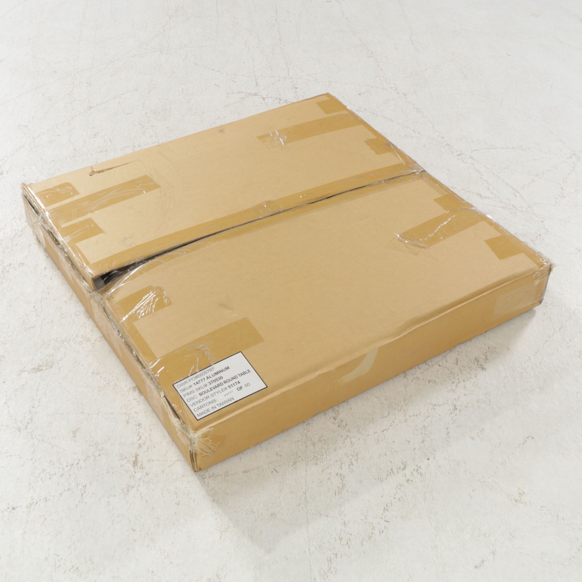 Design Within Reach "Boulevard" Powder Coated Aluminum Outdoor Dining Table