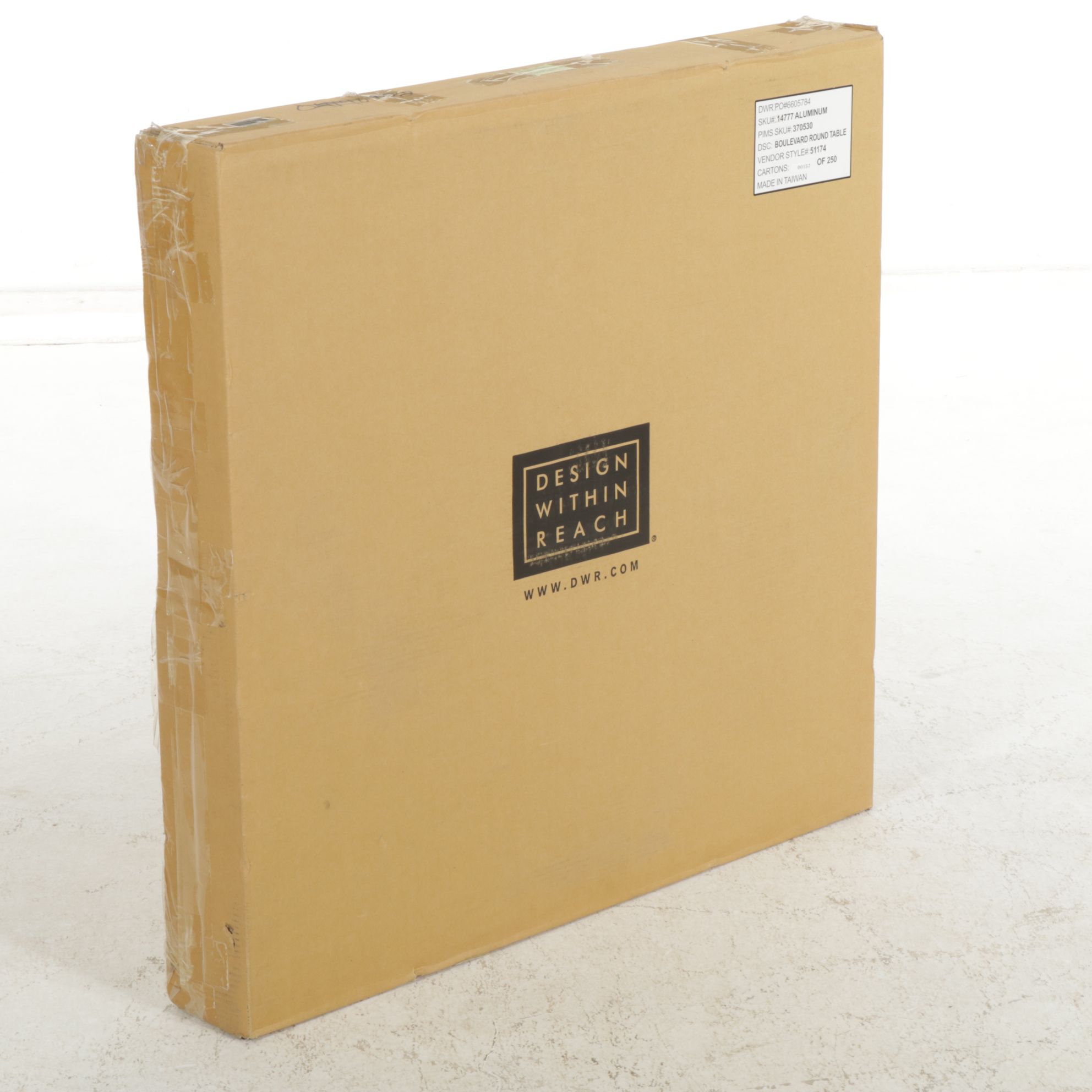 Design Within Reach "Boulevard" Powder Coated Aluminum Outdoor Dining Table