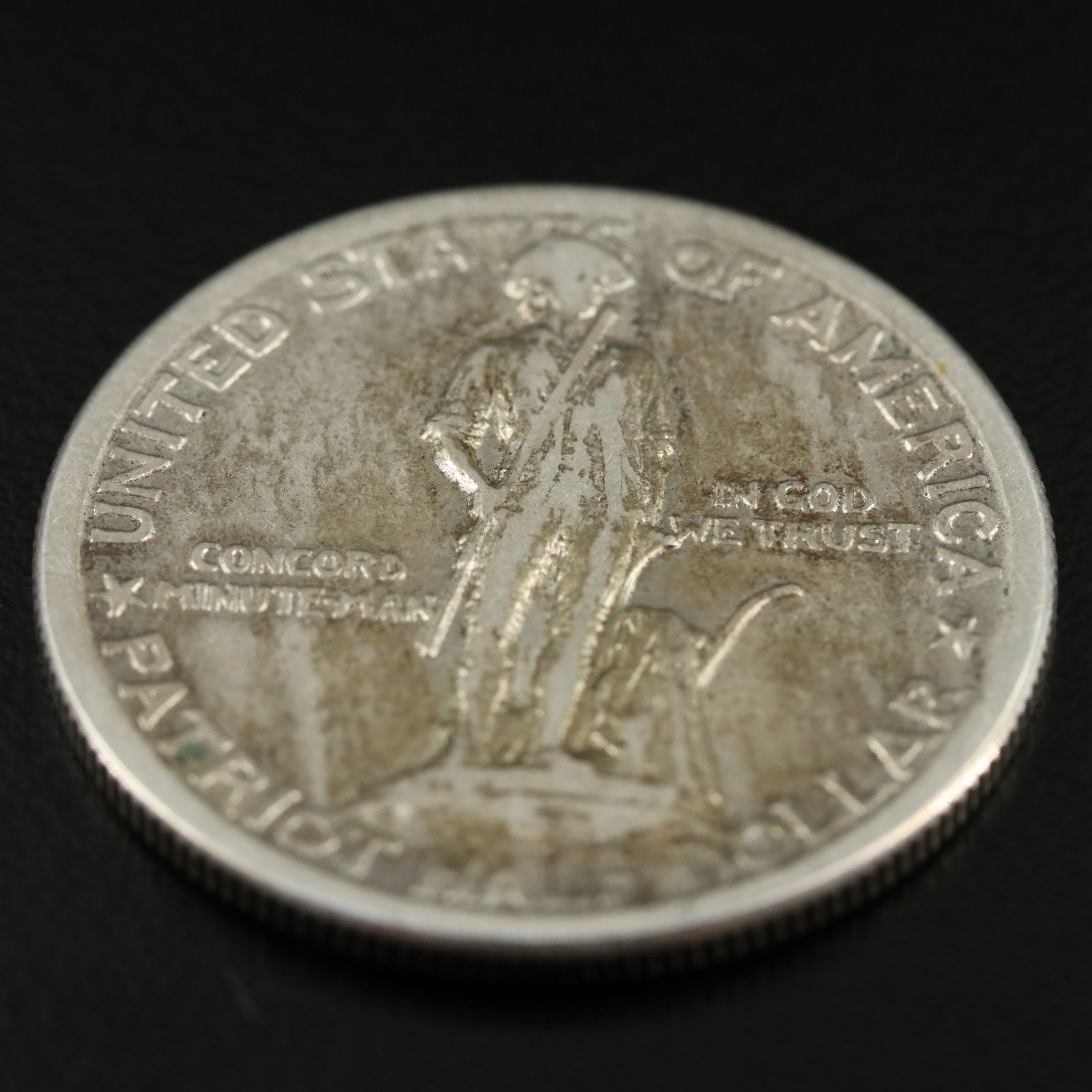 1925 Lexington Concord Sesquicentennial Commemorative Silver Half Dollar