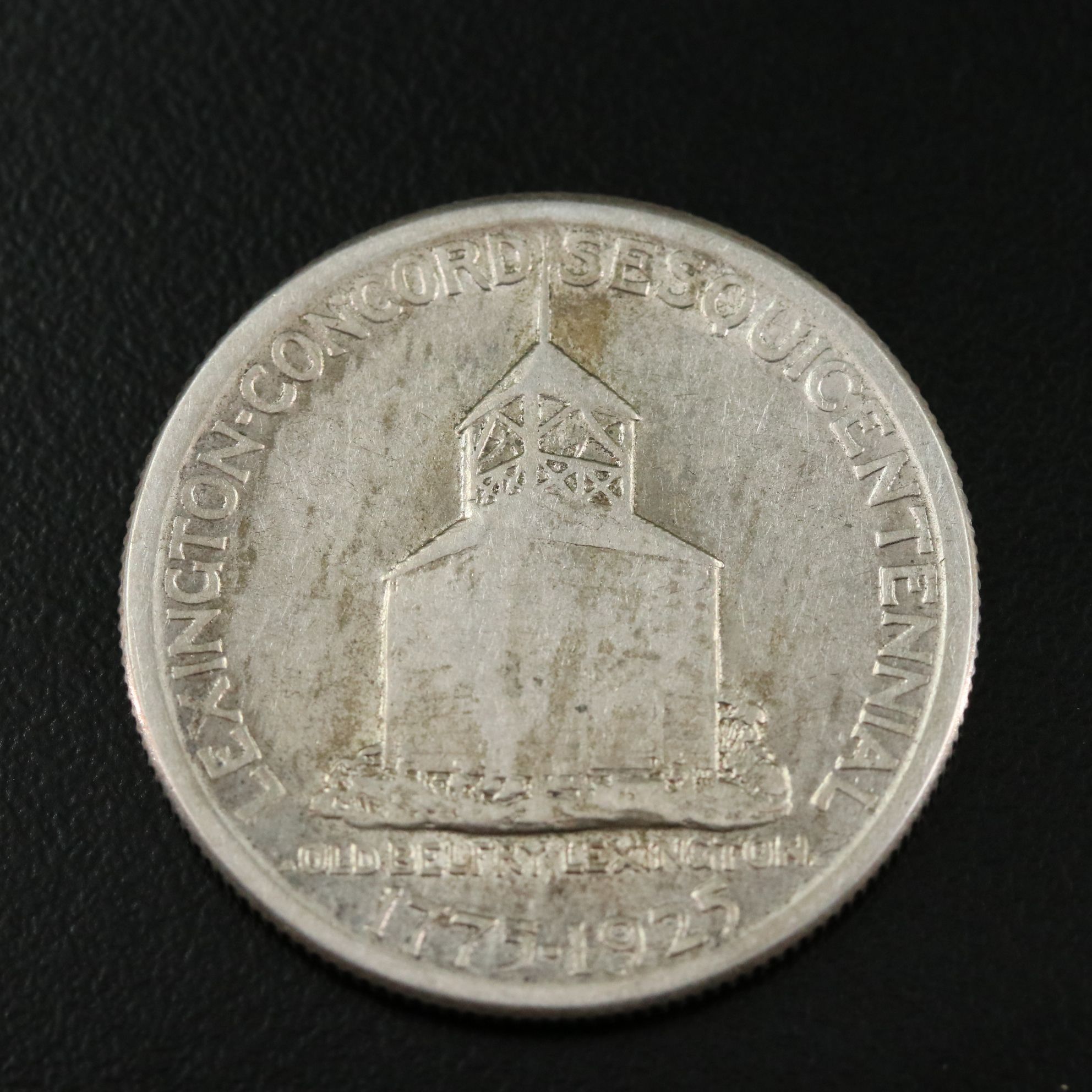 1925 Lexington Concord Sesquicentennial Commemorative Silver Half Dollar