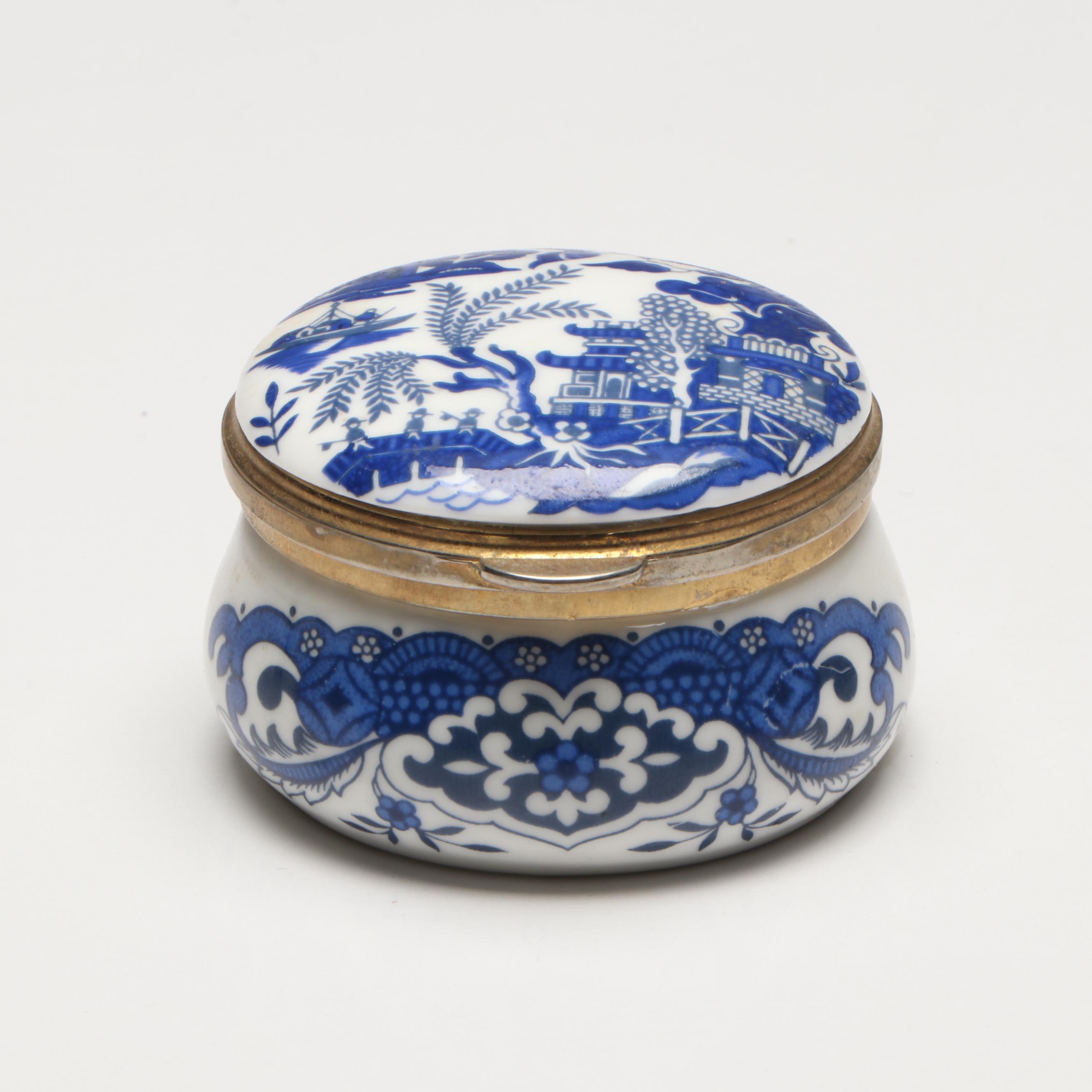 Czechoslovak, Staffordshire and Lenox Decorative Porcelain Boxes