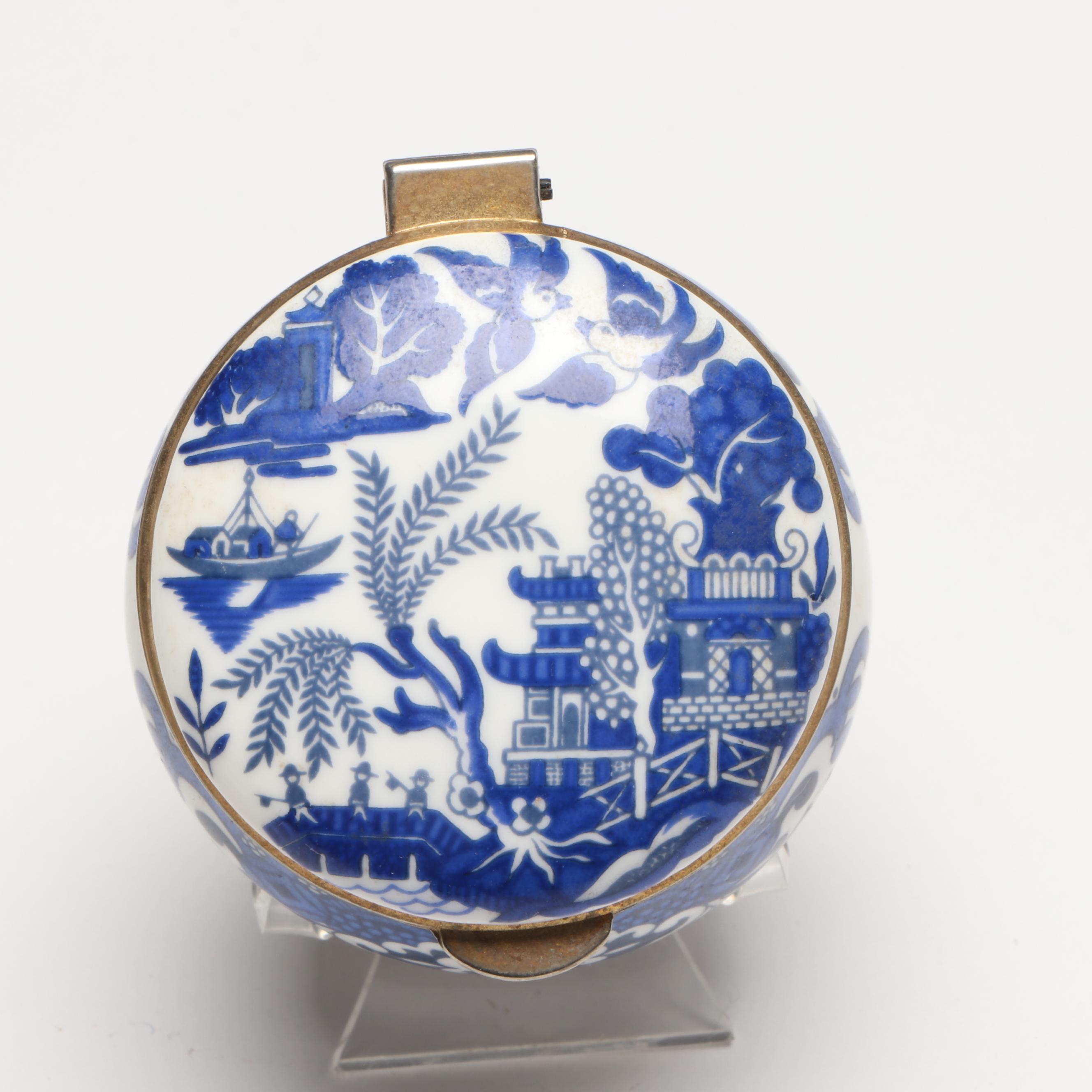 Czechoslovak, Staffordshire and Lenox Decorative Porcelain Boxes