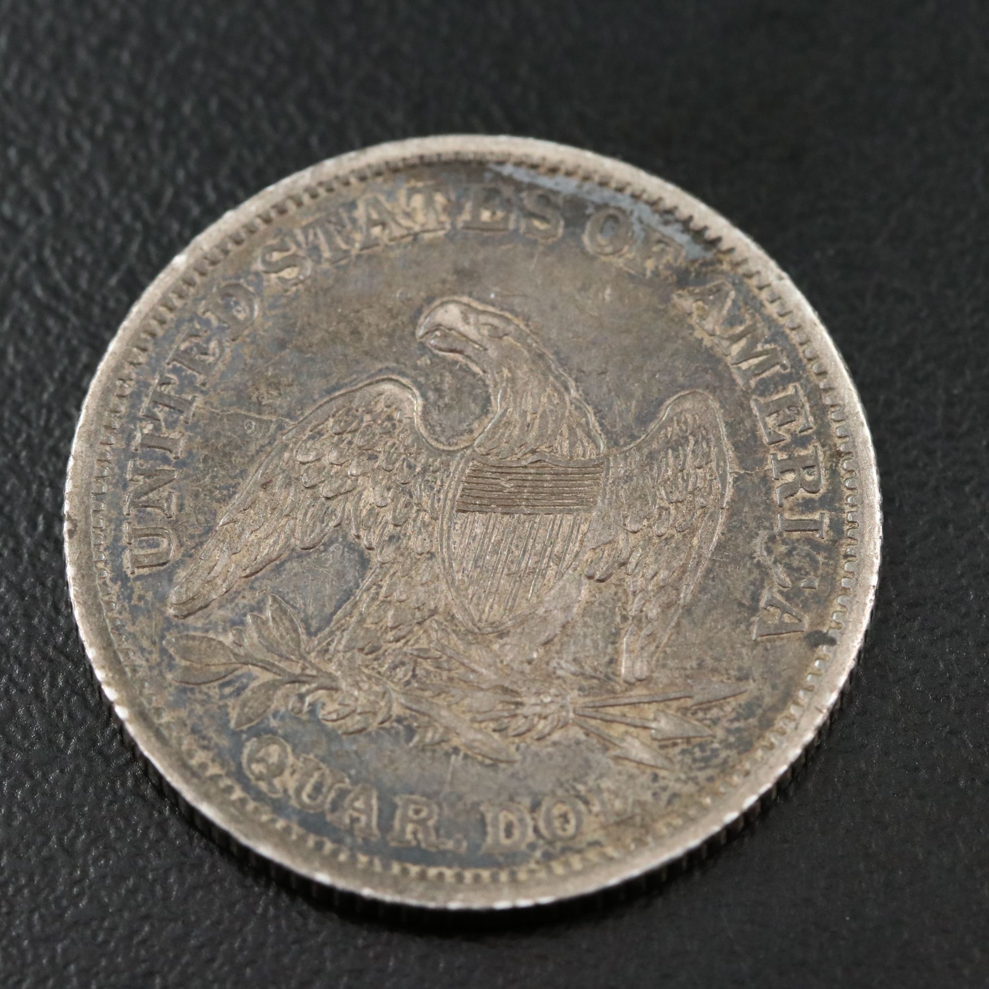 1839 Seated Liberty Silver Quarter