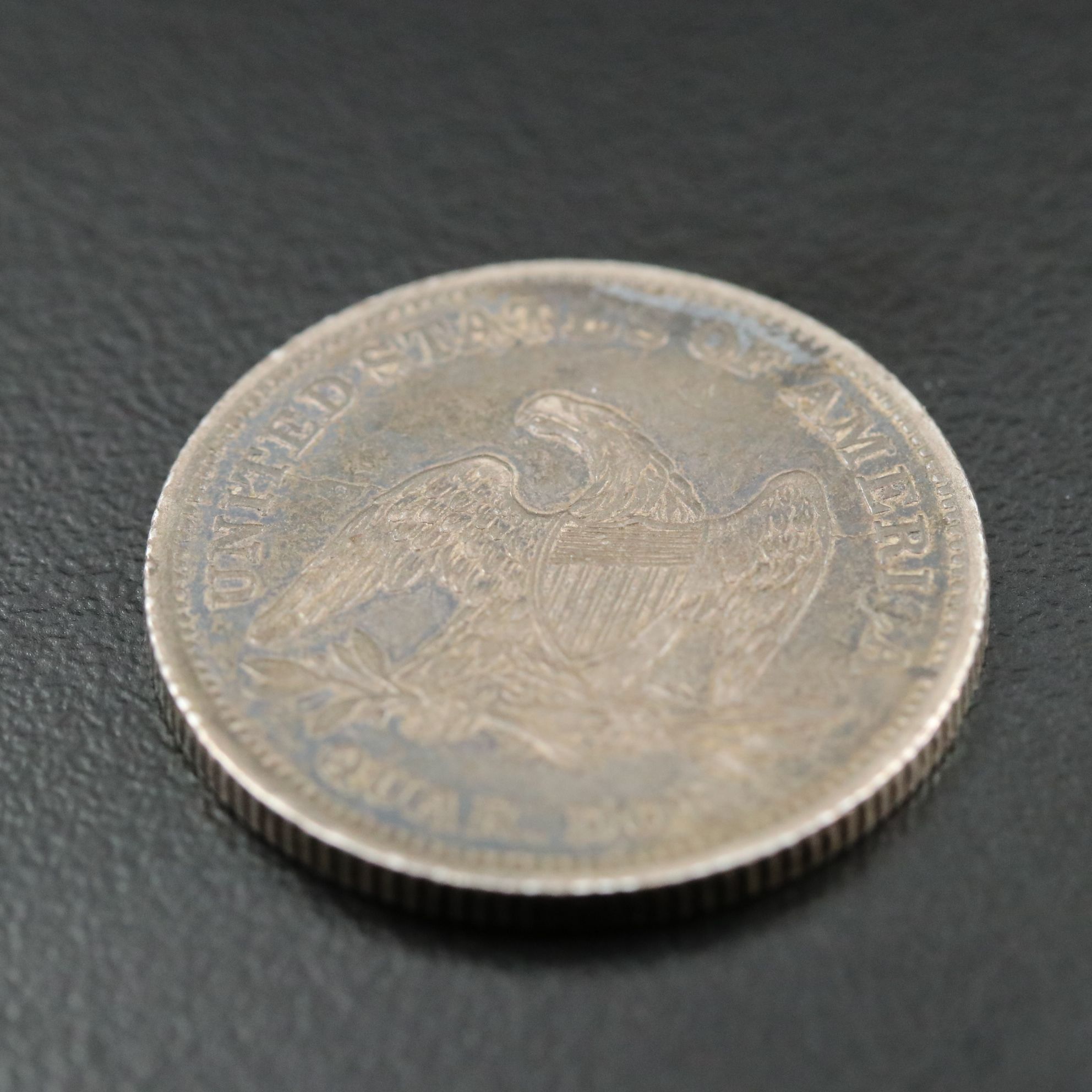 1839 Seated Liberty Silver Quarter