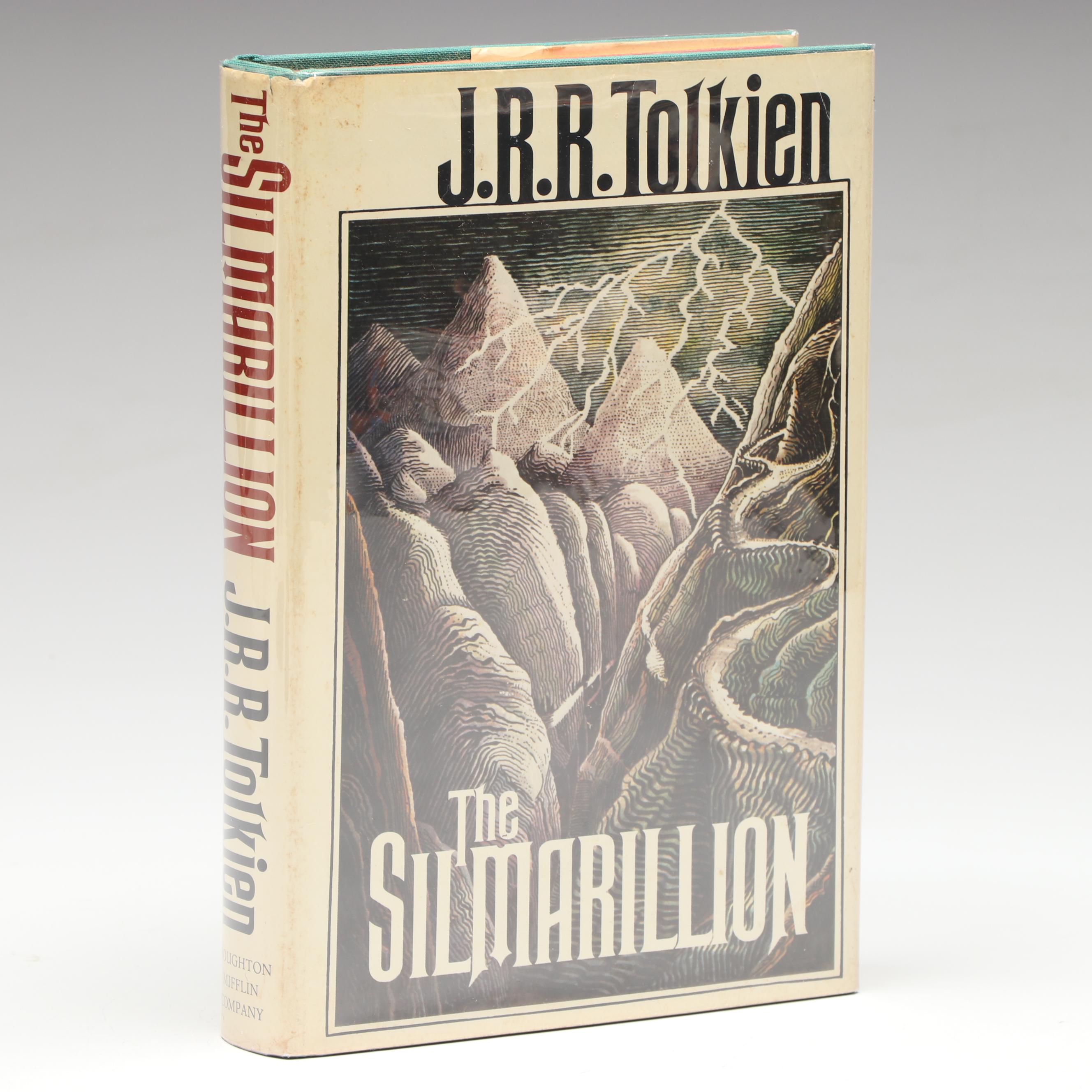 First American Edition "The Silmarillion" by J. R. R. Tolkien with Map, 1977